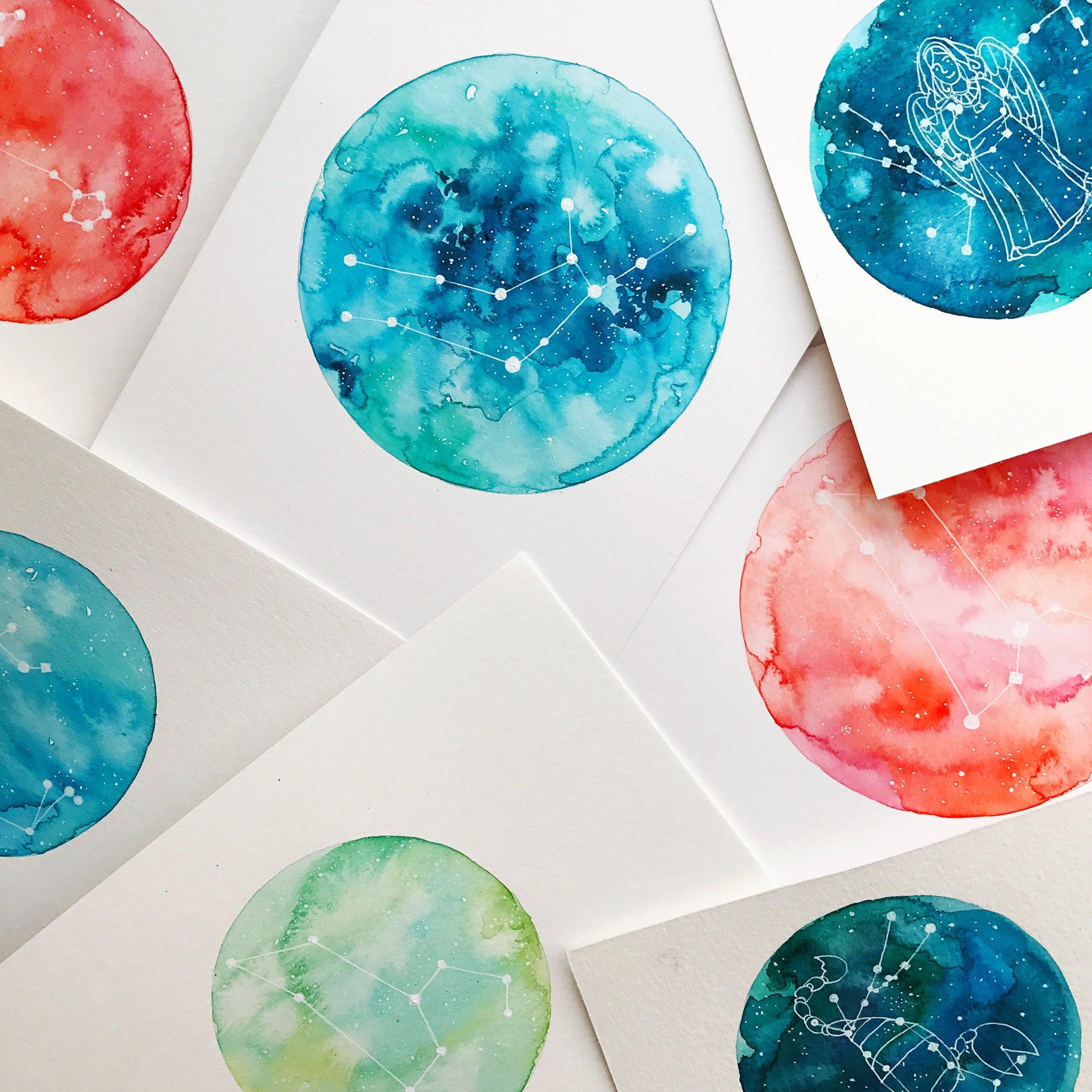 It's in the Stars. "Shine On: Constellation Paintings" by Stephie Jones - Stephie Jones Art