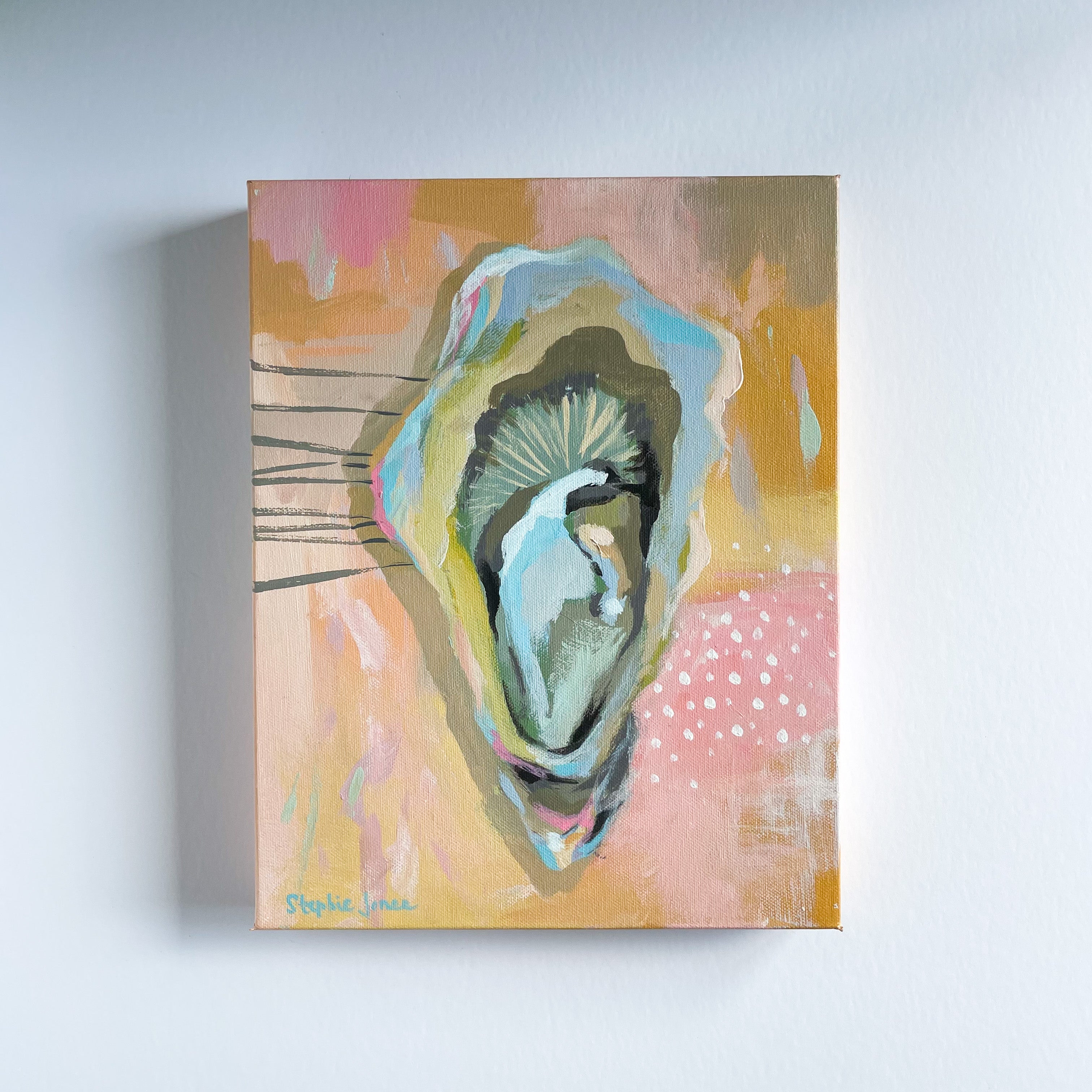 Caught in a Crowd, Original Painting