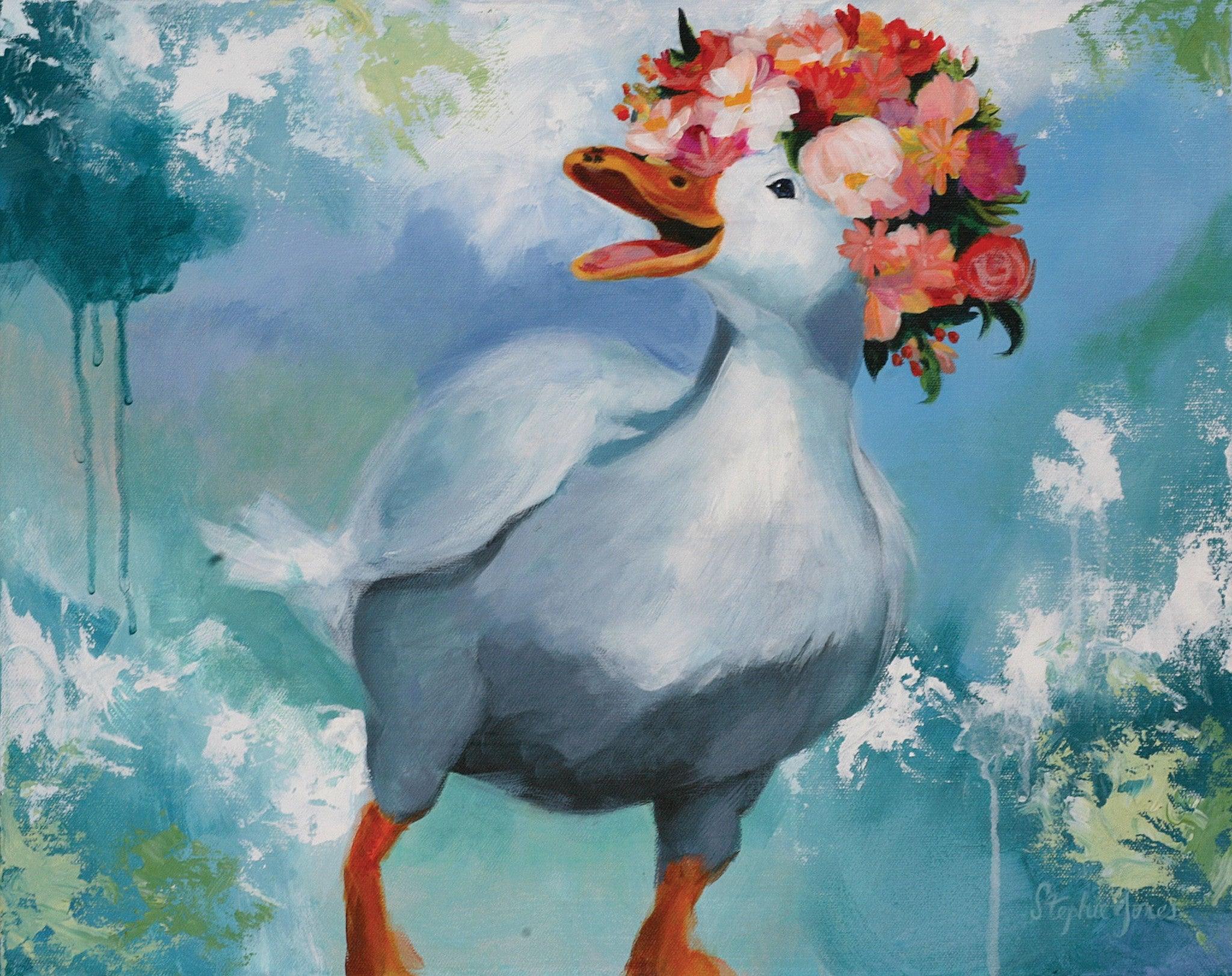 Bernice, Original Painting painting by Virginia Beach Artist Stephie Jones