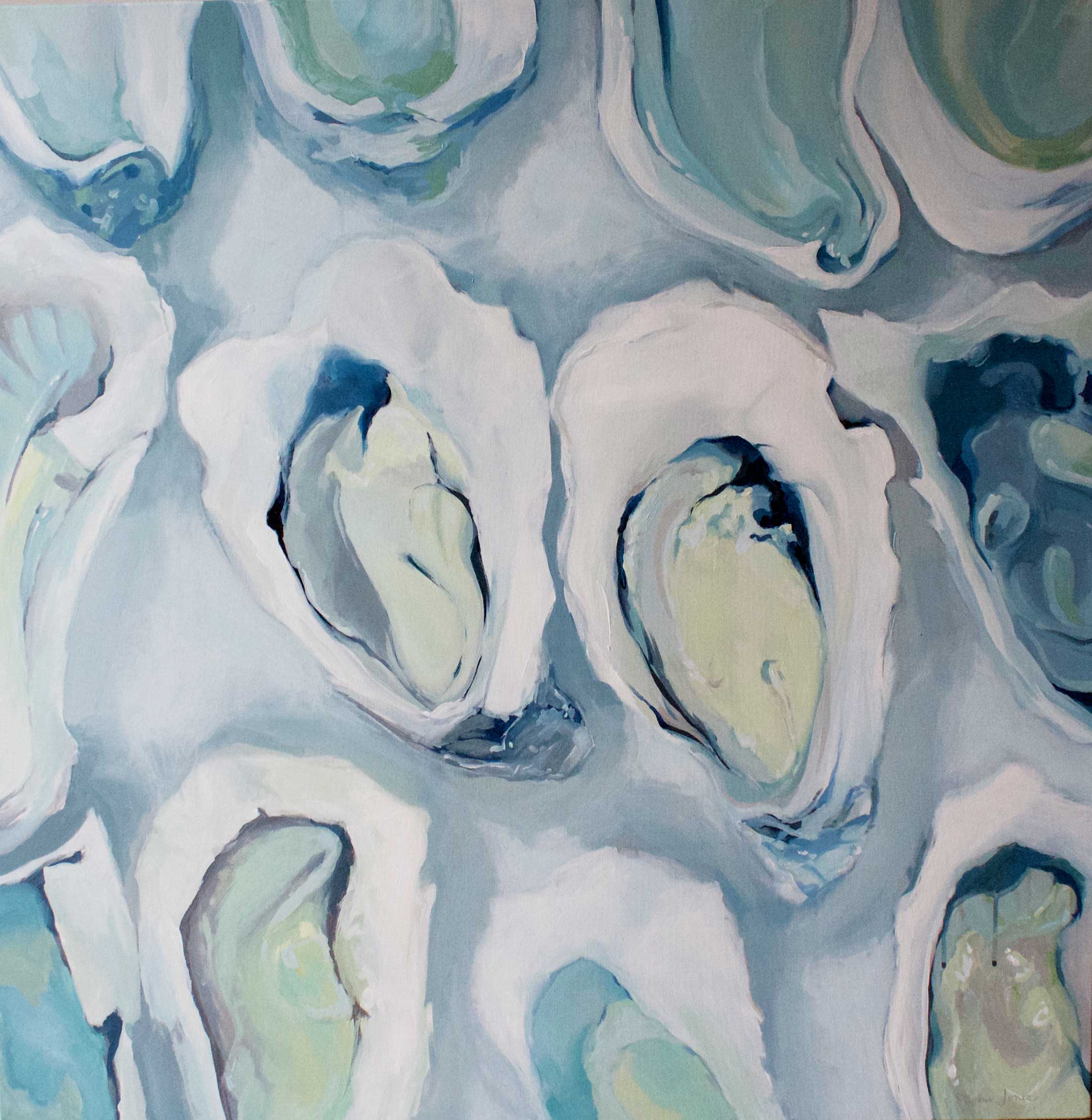 Les Amoureux, Original Painting painting by Virginia Beach Artist Stephie Jones