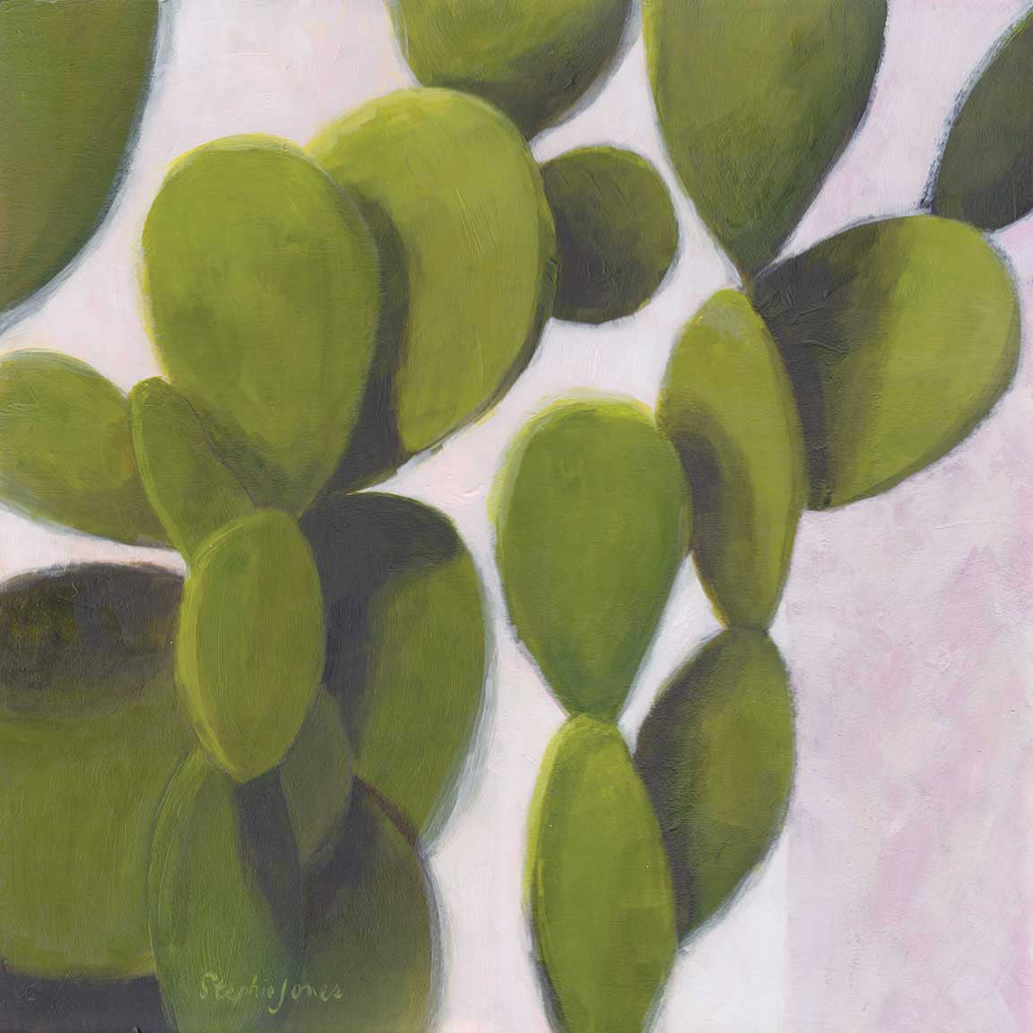 Our Ghost Town, Original Painting painting by Virginia Beach Artist Stephie Jones