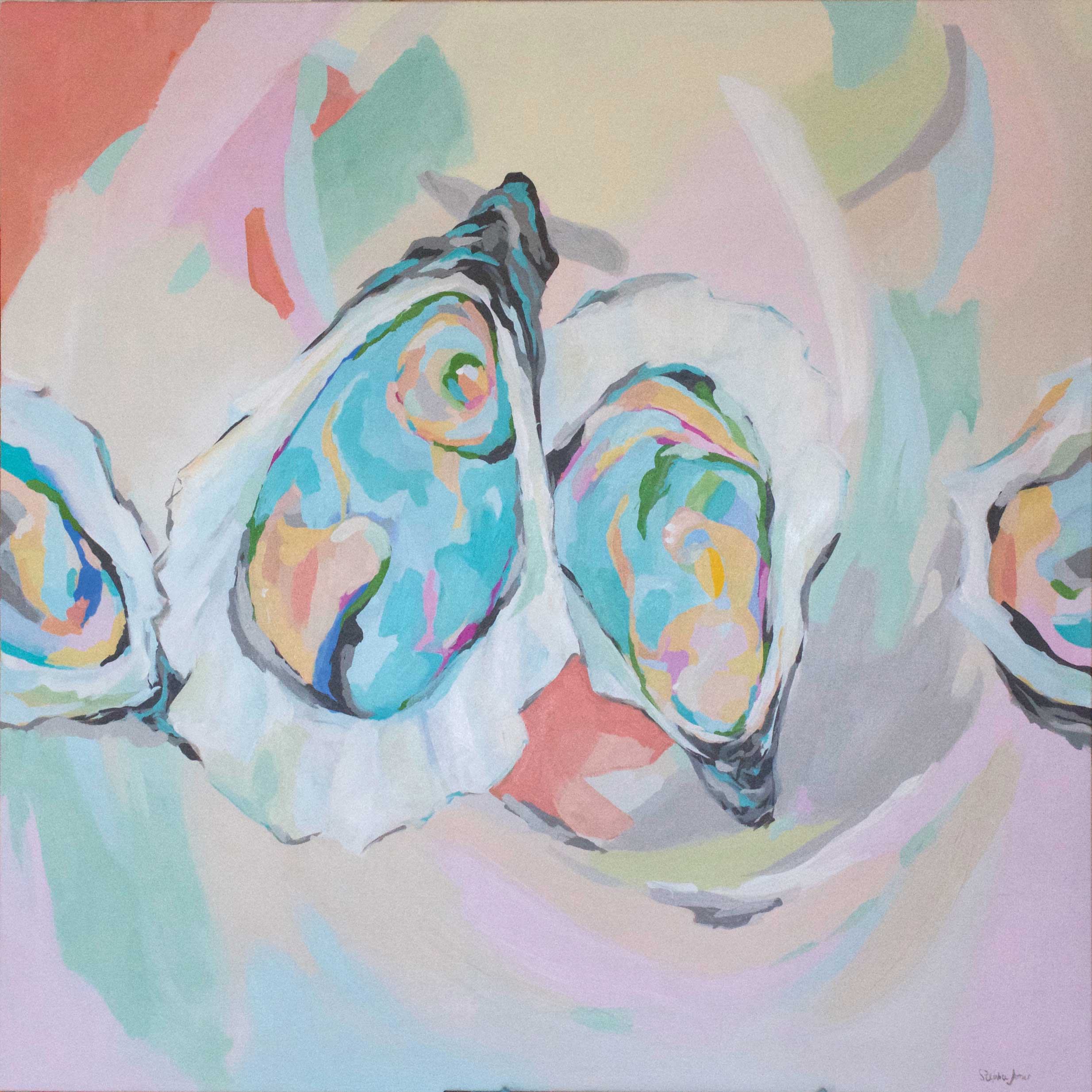 Rendezvous Point, Original Painting painting by Virginia Beach Artist Stephie Jones