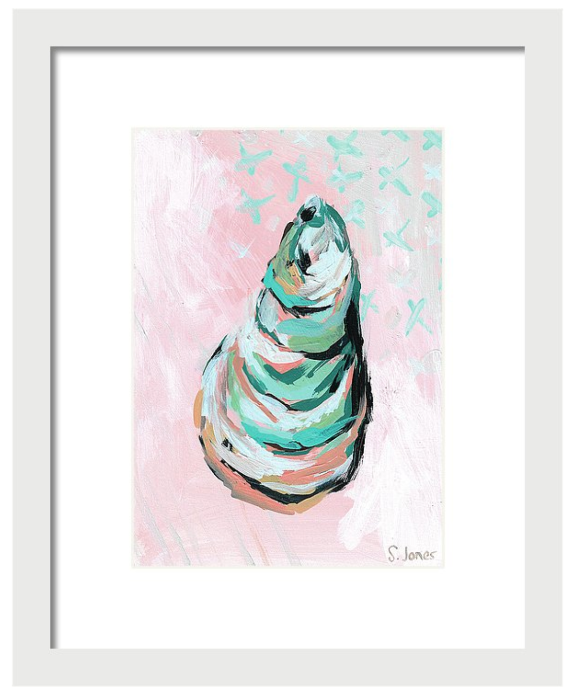 Let Go The Stone - Art Print painting by Virginia Beach Artist Stephie Jones
