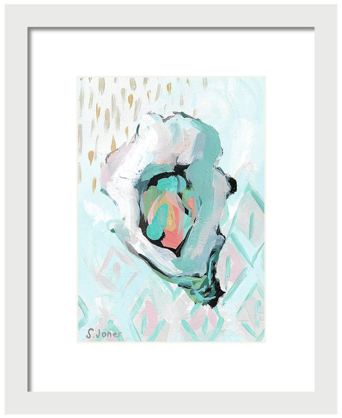 I Will Build A Castle - Art Print painting by Virginia Beach Artist Stephie Jones