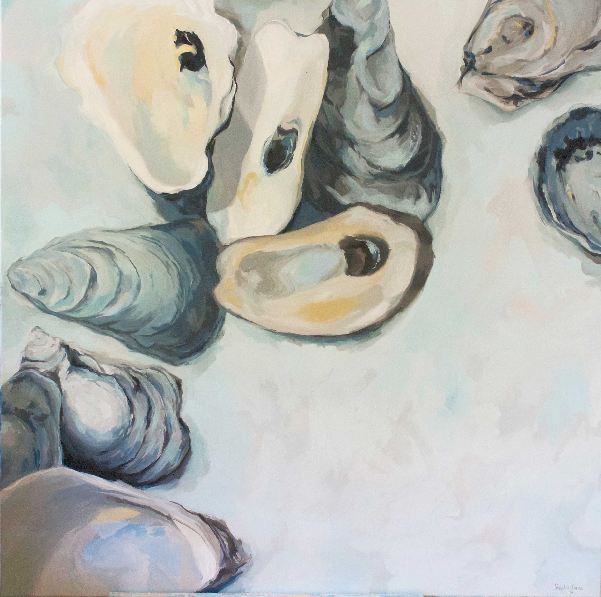 So Many Summers, Original Painting painting by Virginia Beach Artist Stephie Jones