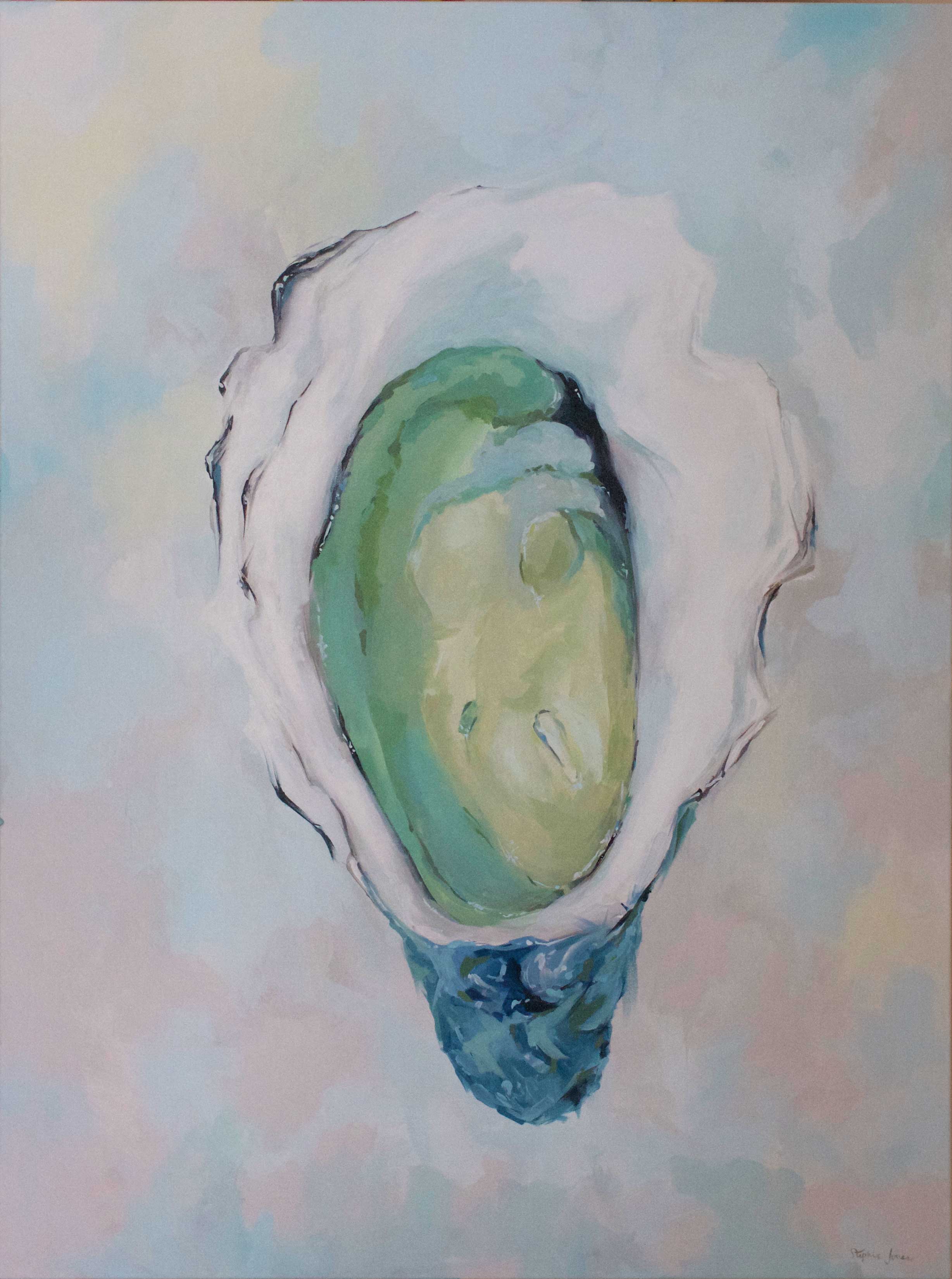 Tidal Pool, Original Painting painting by Virginia Beach Artist Stephie Jones