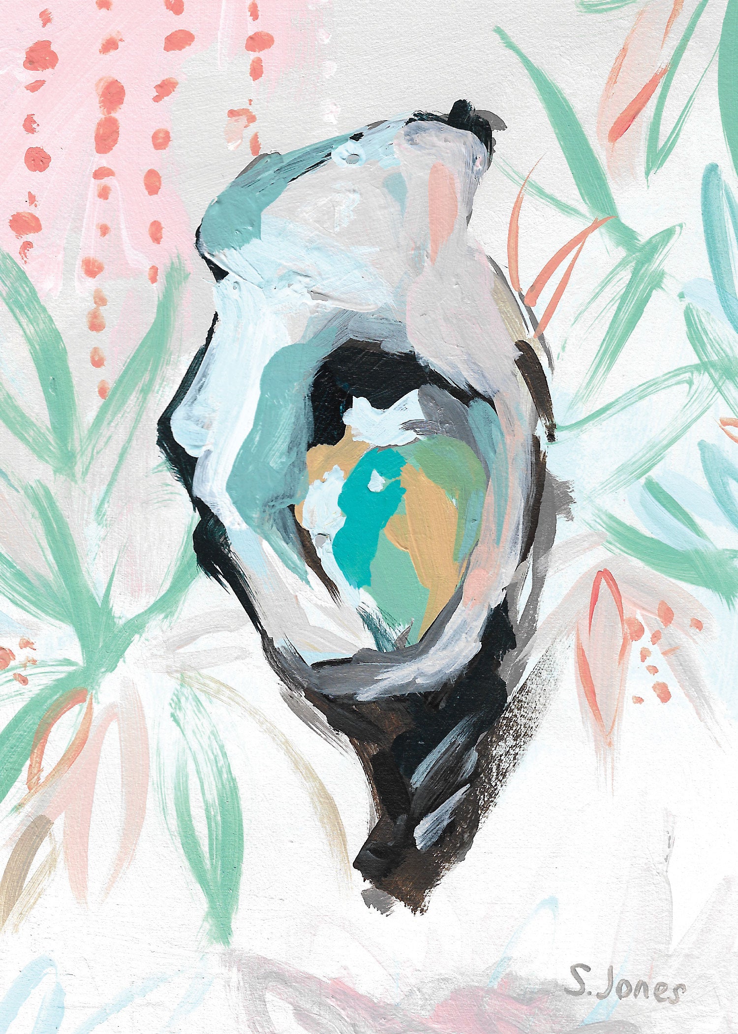 Your Changing Face, Original Painting painting by Virginia Beach Artist Stephie Jones