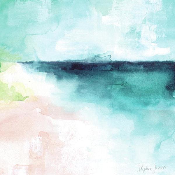 All Is Calm, Print painting by Virginia Beach Artist Stephie Jones