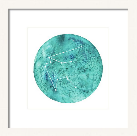 Art Print - Aquarius painting by Virginia Beach Artist Stephie Jones