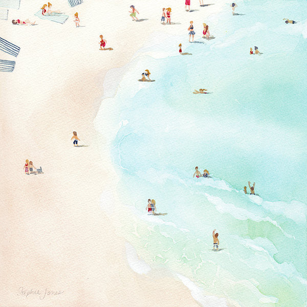 Art Print - Azul painting by Virginia Beach Artist Stephie Jones