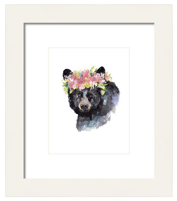 Mama Bear, Print painting by Virginia Beach Artist Stephie Jones