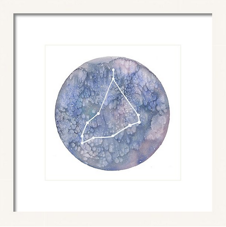 Art Print - Capricorn painting by Virginia Beach Artist Stephie Jones
