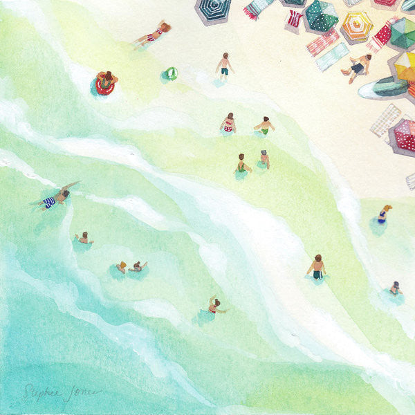 Docking Station, Print painting by Virginia Beach Artist Stephie Jones