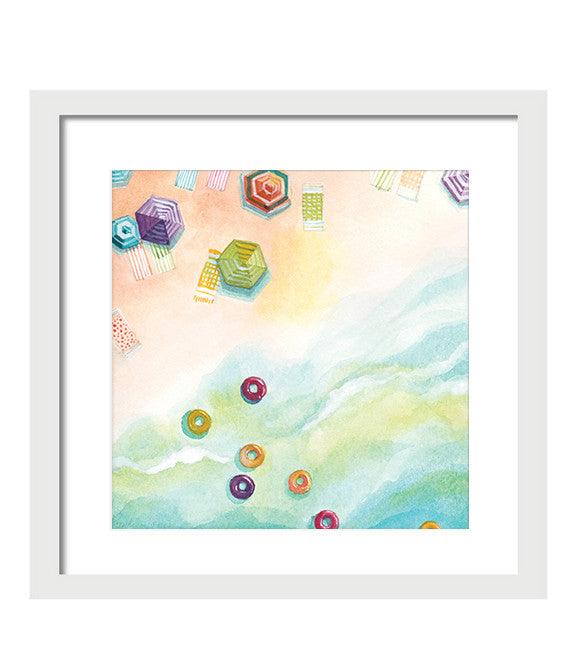 Float, Print painting by Virginia Beach Artist Stephie Jones