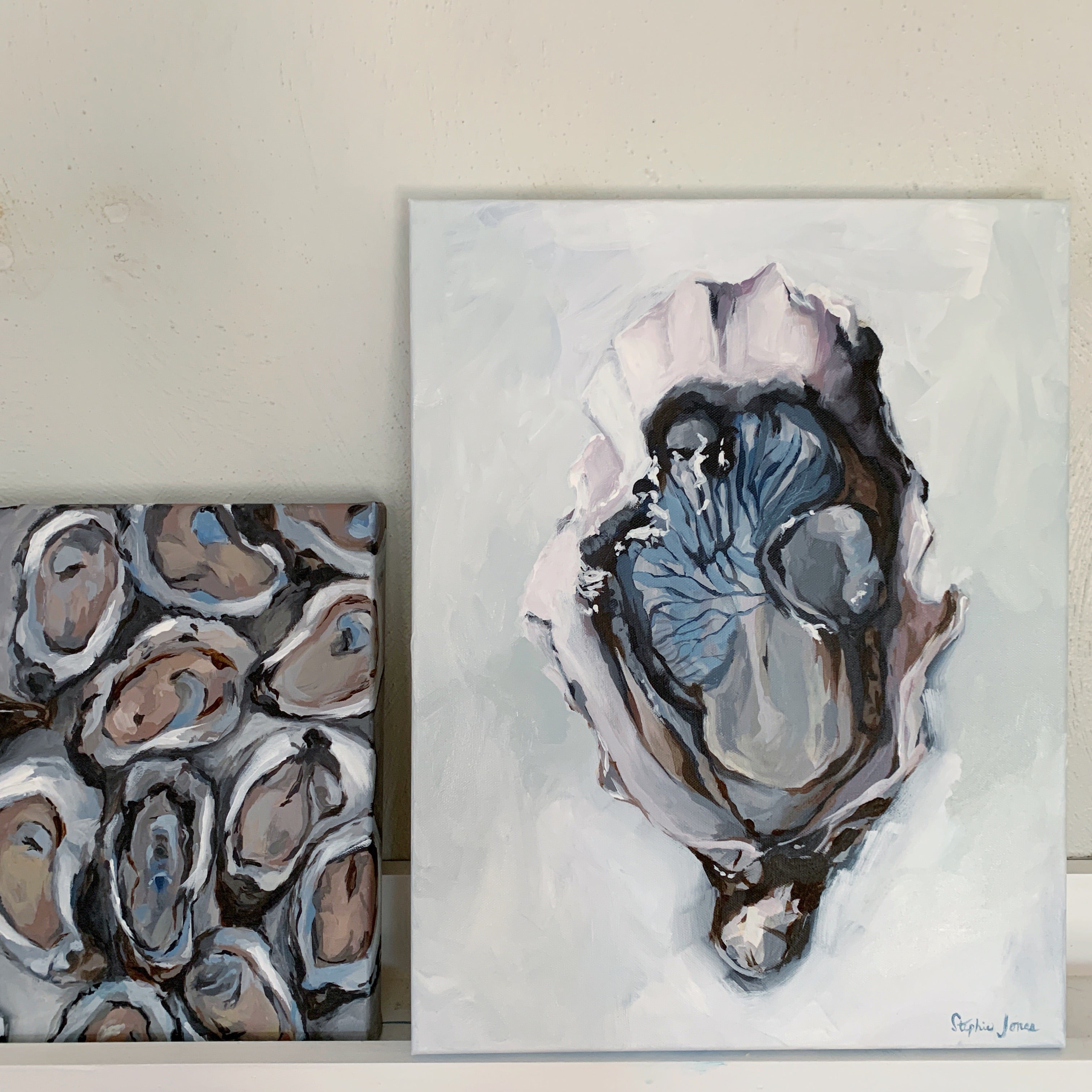 Retreat, Original Painting painting by Virginia Beach Artist Stephie Jones