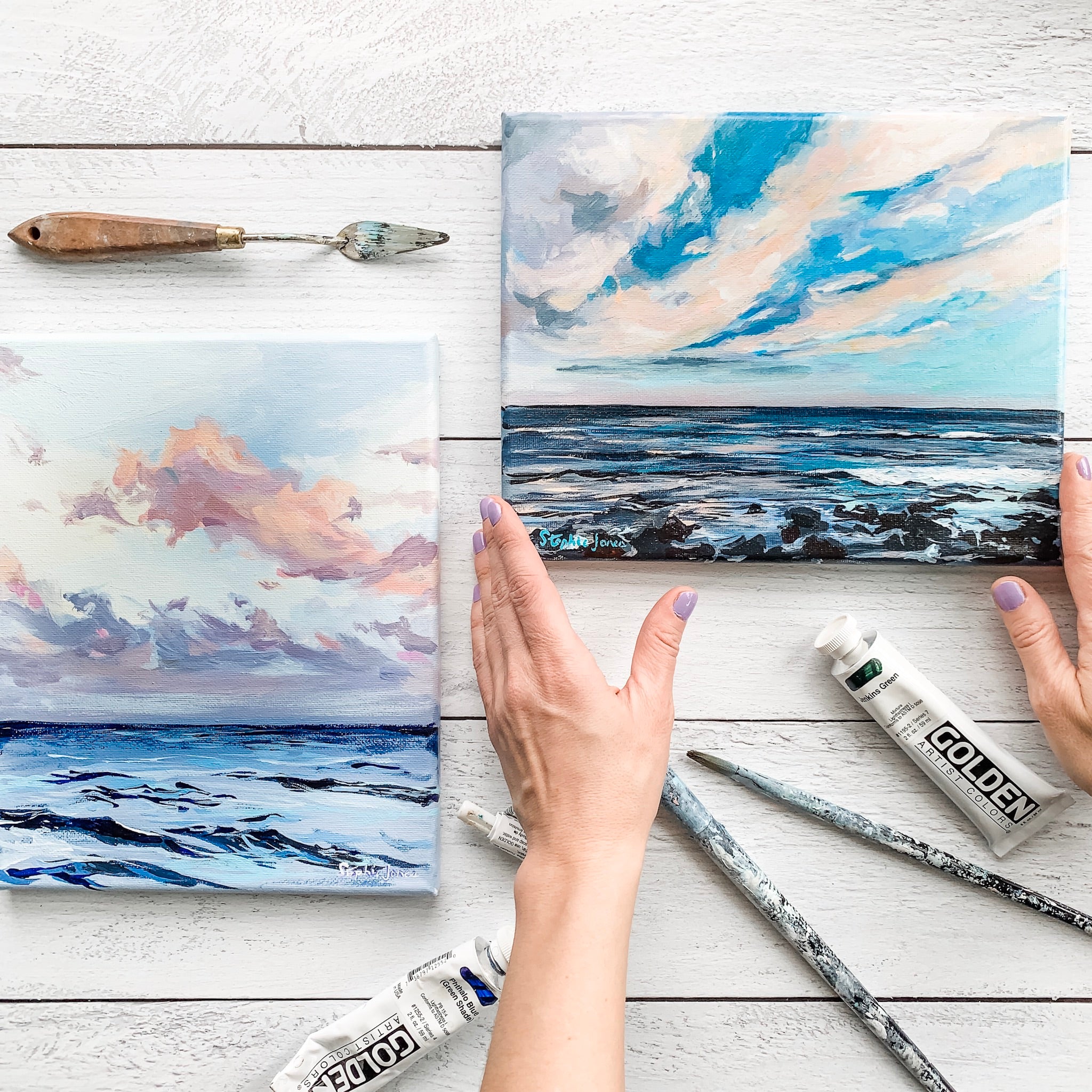 Elixir, Original Painting painting by Virginia Beach Artist Stephie Jones