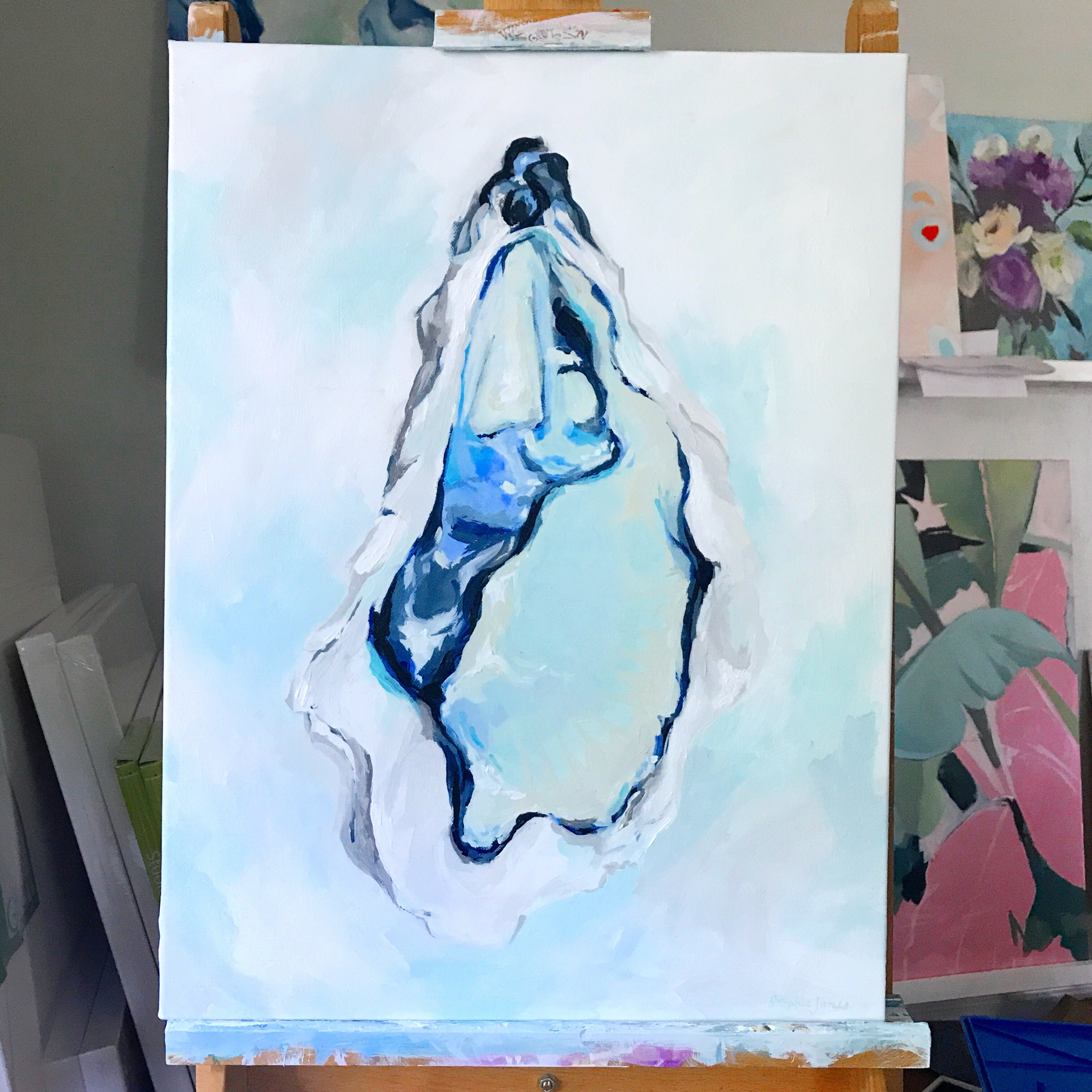 Away We Go, Original Painting painting by Virginia Beach Artist Stephie Jones