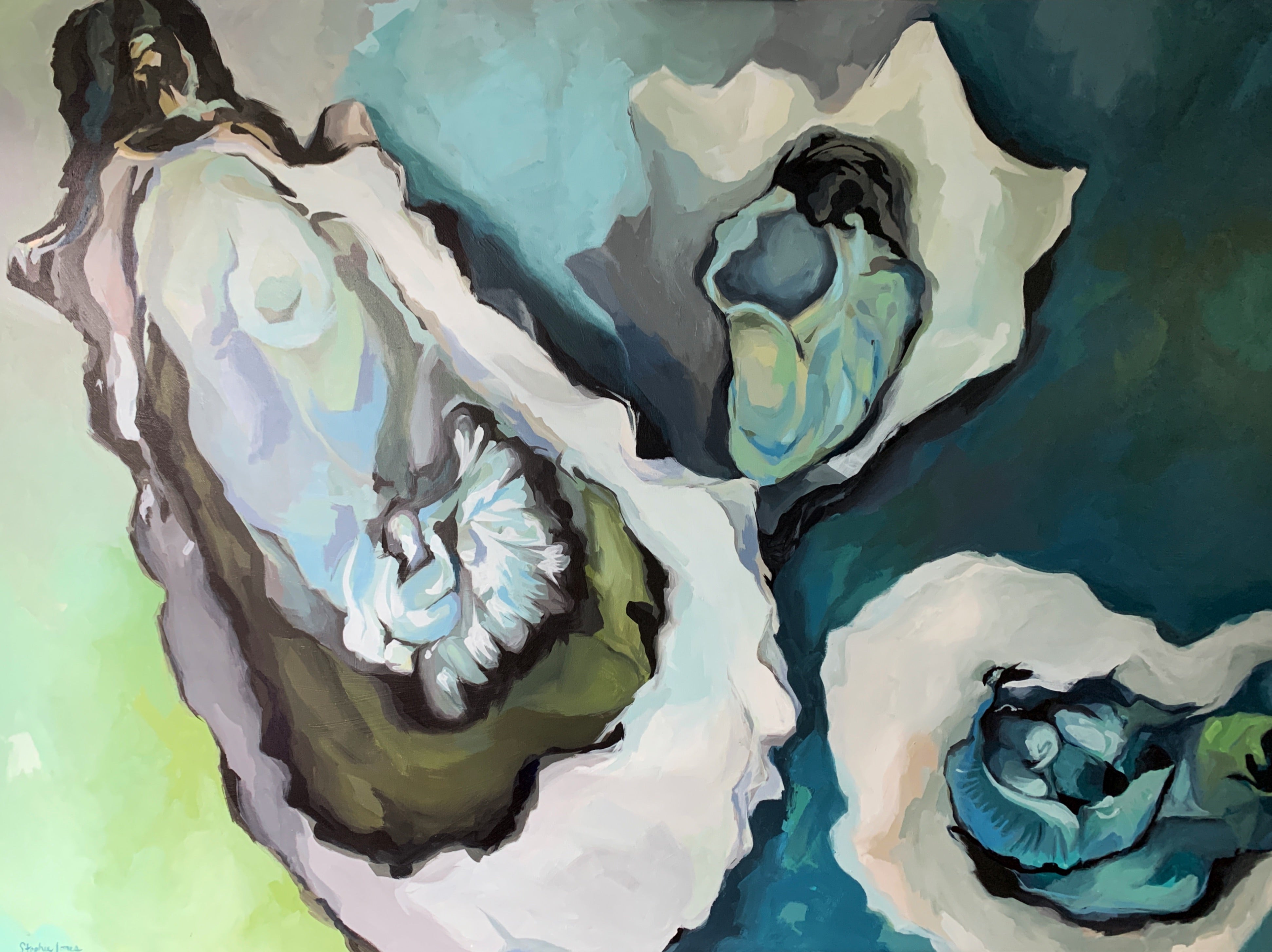 Wild and Calm, Original Painting painting by Virginia Beach Artist Stephie Jones