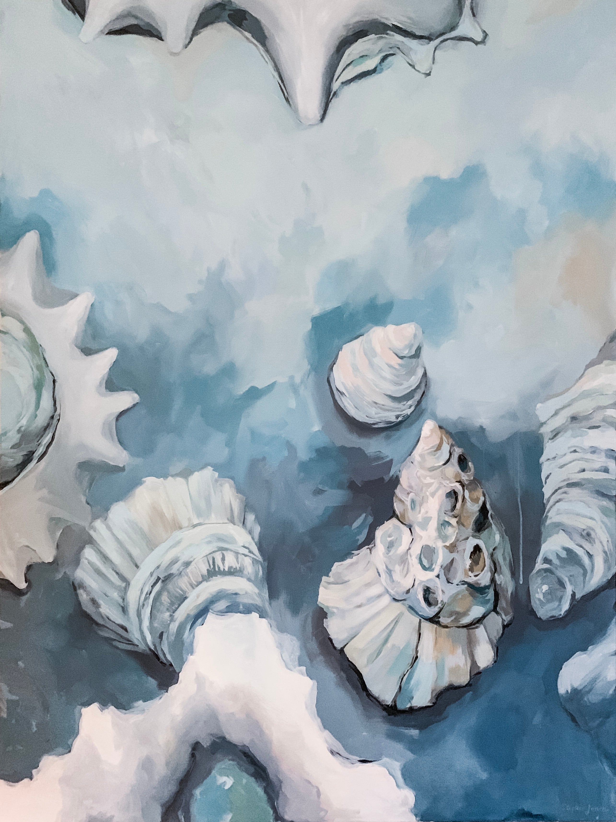 In Our Own Skins, Original Painting painting by Virginia Beach Artist Stephie Jones