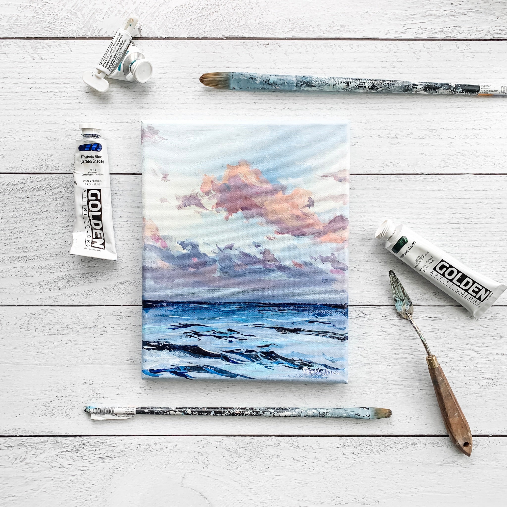 Elixir, Original Painting painting by Virginia Beach Artist Stephie Jones