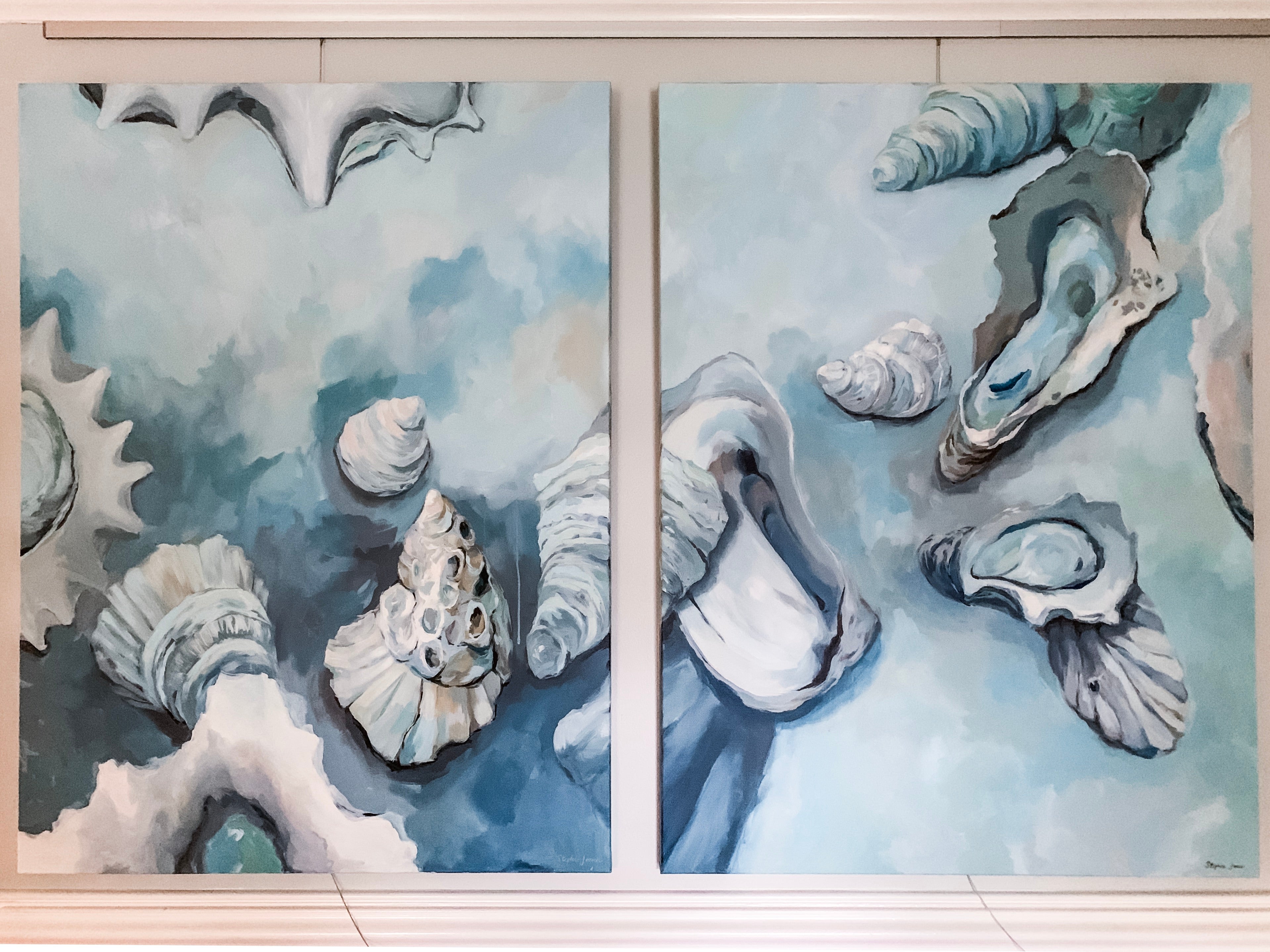 In Our Own Skins, Original Painting painting by Virginia Beach Artist Stephie Jones