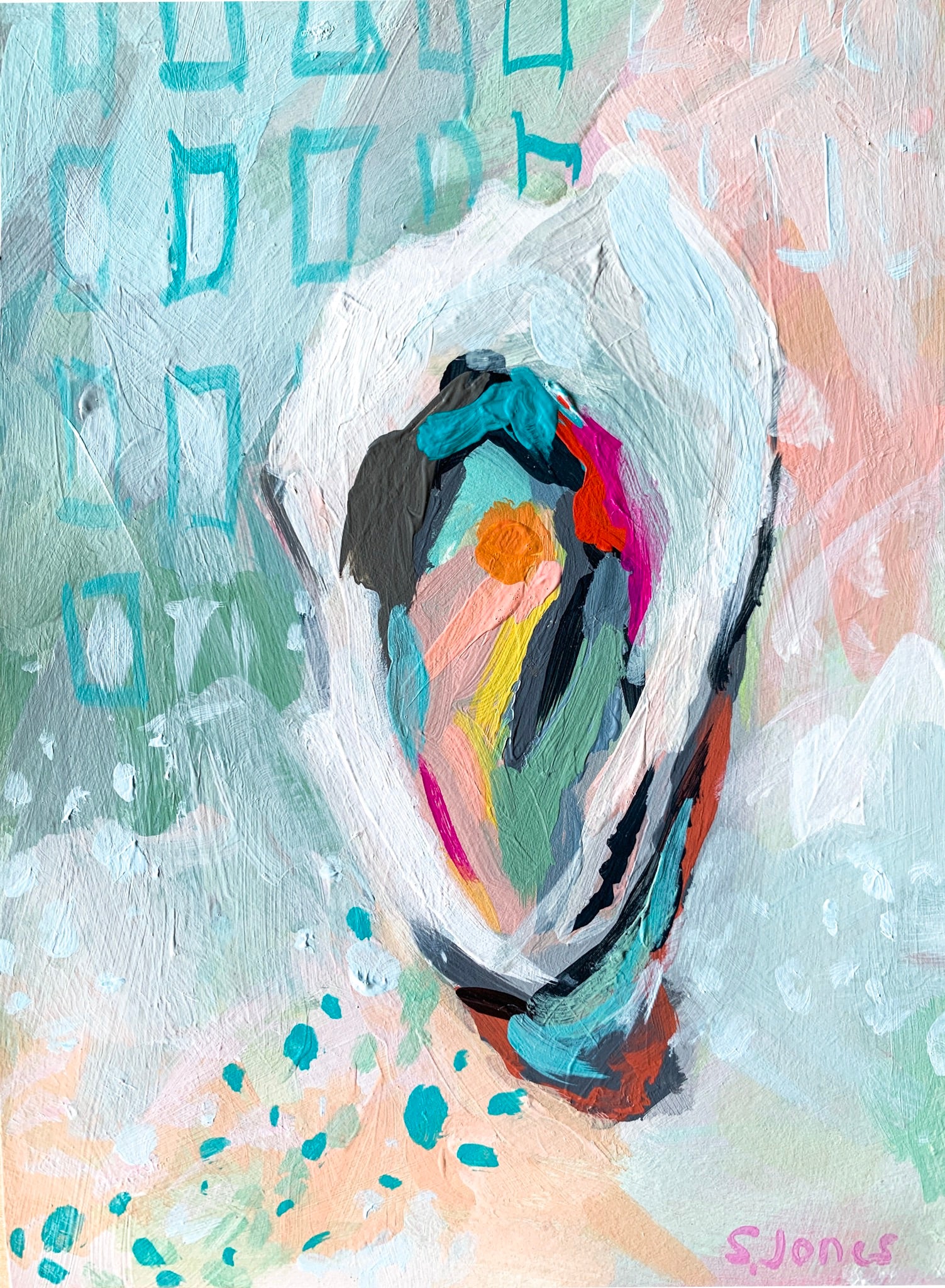 Beauty Clear, Original Painting painting by Virginia Beach Artist Stephie Jones