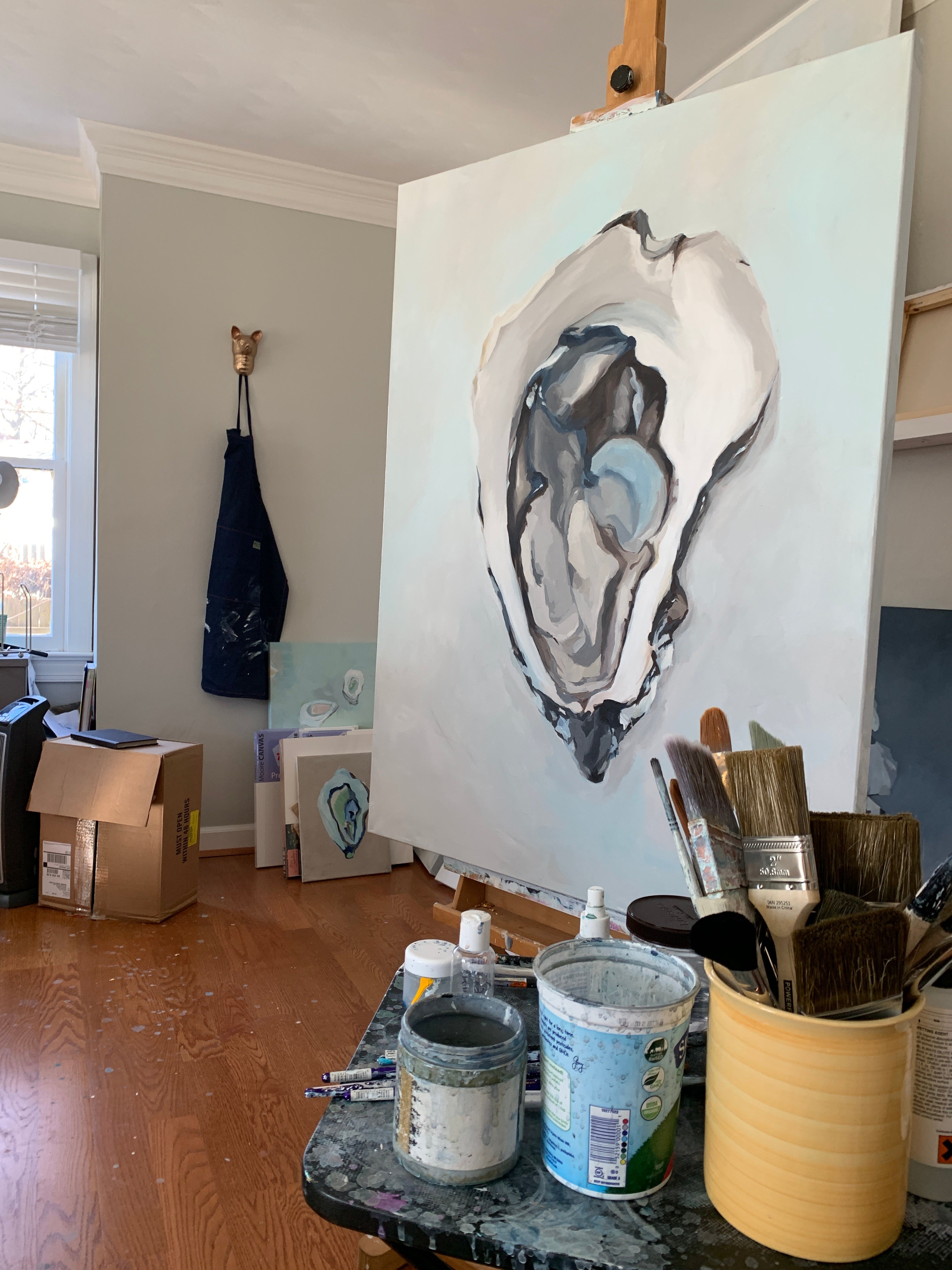 The Quiet, Original Painting painting by Virginia Beach Artist Stephie Jones