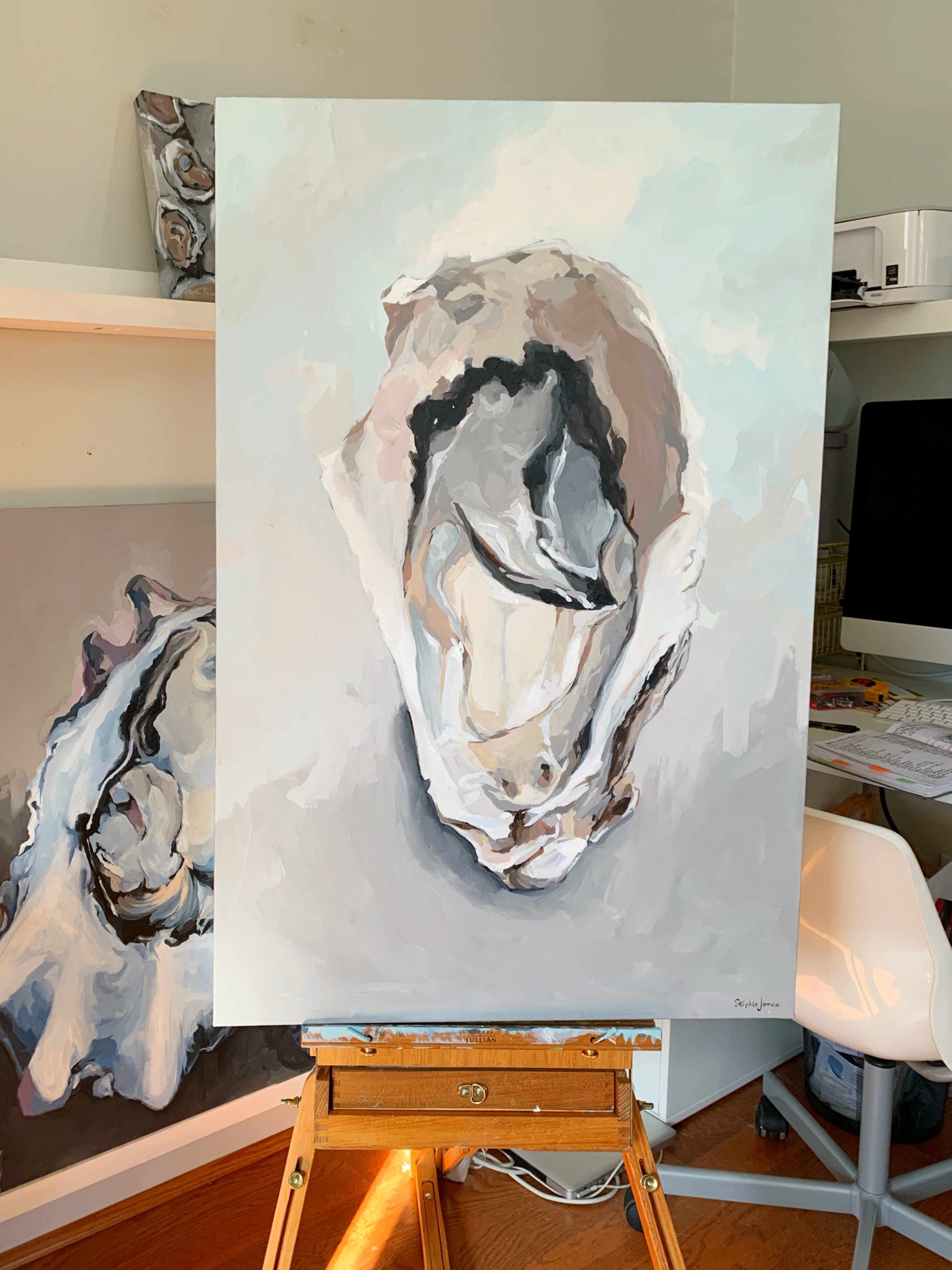 I Lie So Fair, Original Painting painting by Virginia Beach Artist Stephie Jones