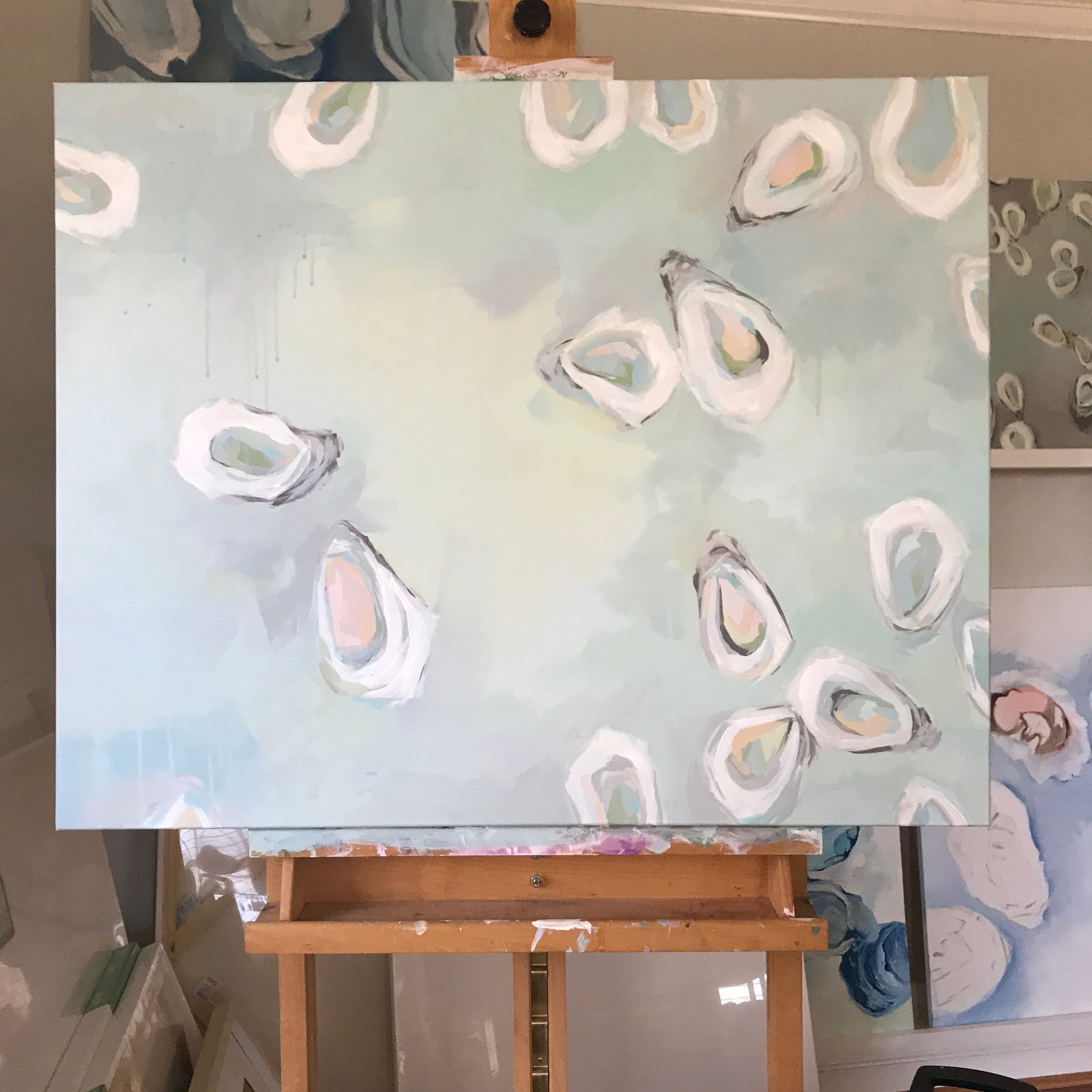 Rêve Côtier, Original Painting painting by Virginia Beach Artist Stephie Jones