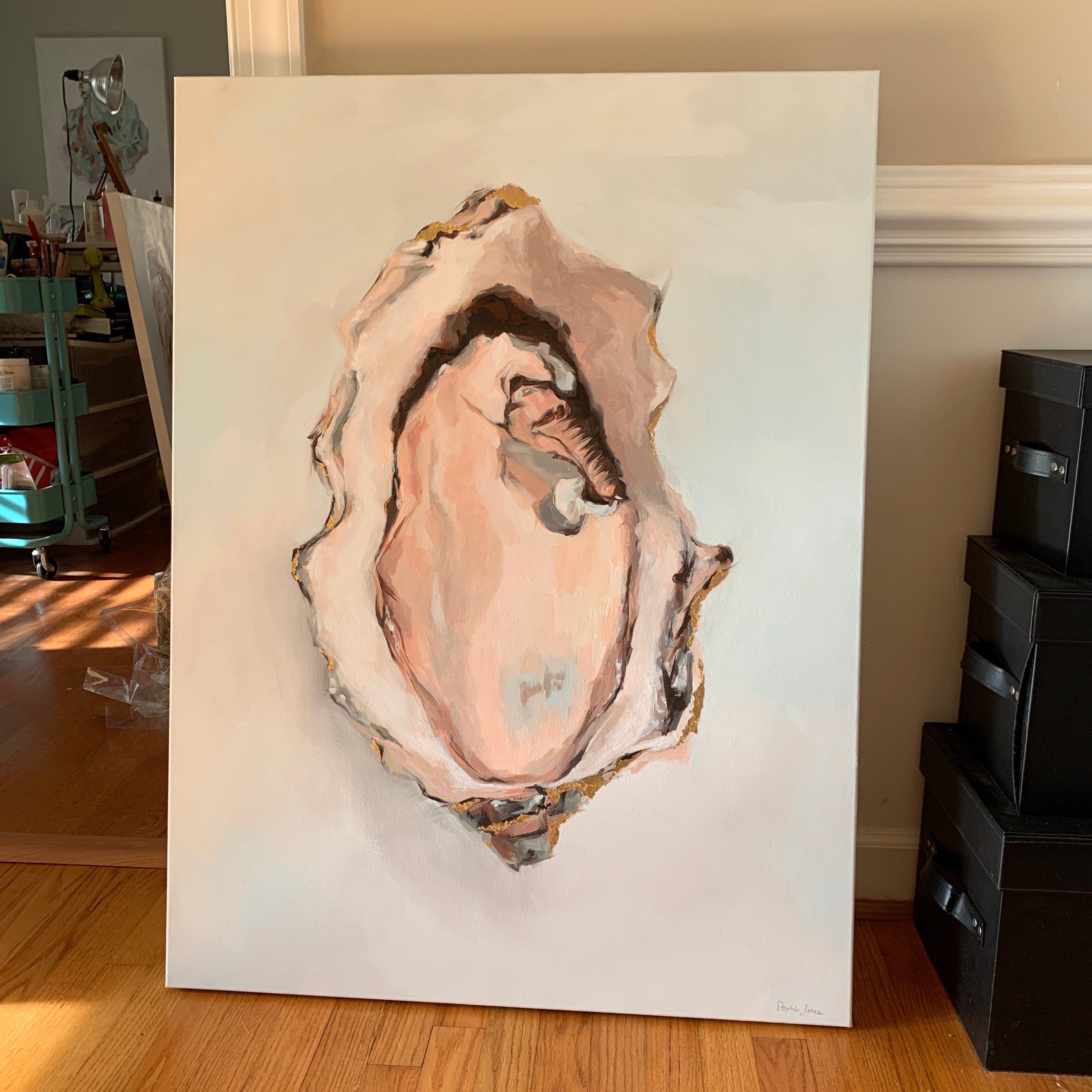 Call, Original Painting painting by Virginia Beach Artist Stephie Jones