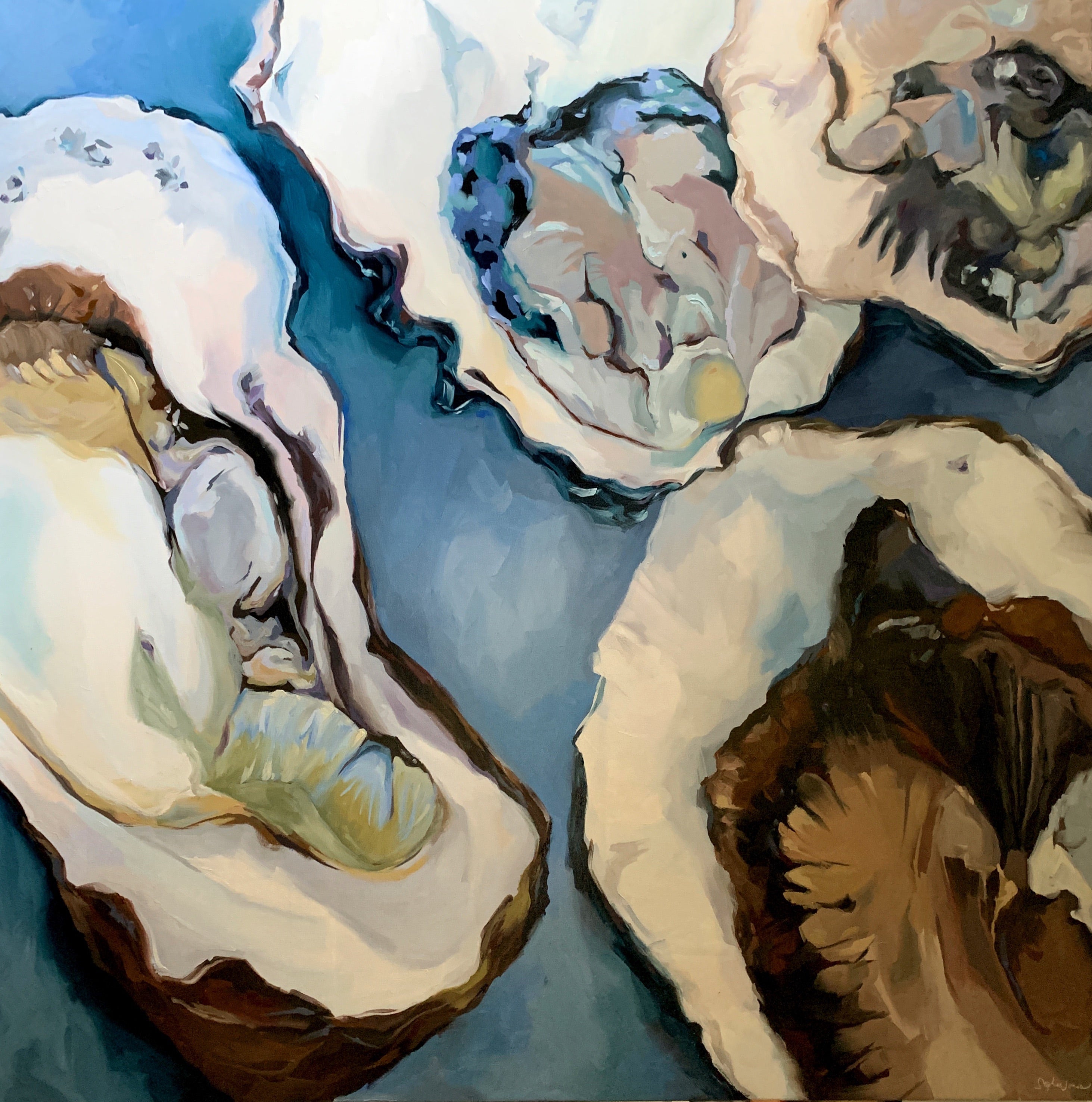 Speak Gently, She Can Hear, Original Painting painting by Virginia Beach Artist Stephie Jones