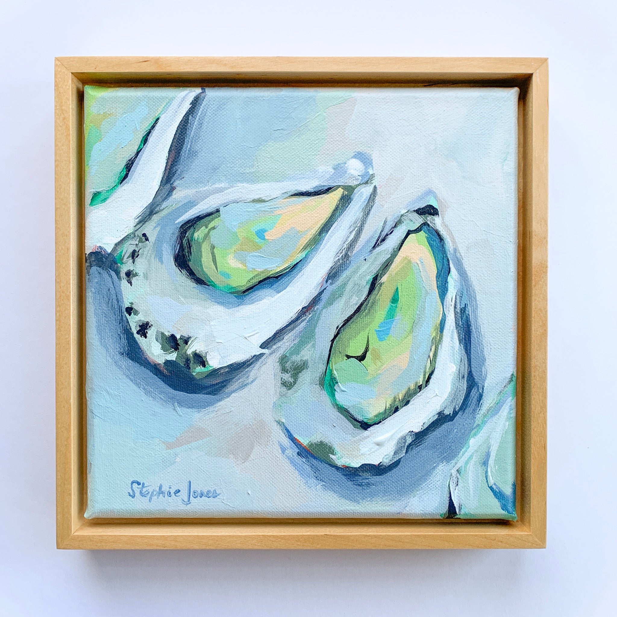 Float Idly, Original Painting painting by Virginia Beach Artist Stephie Jones