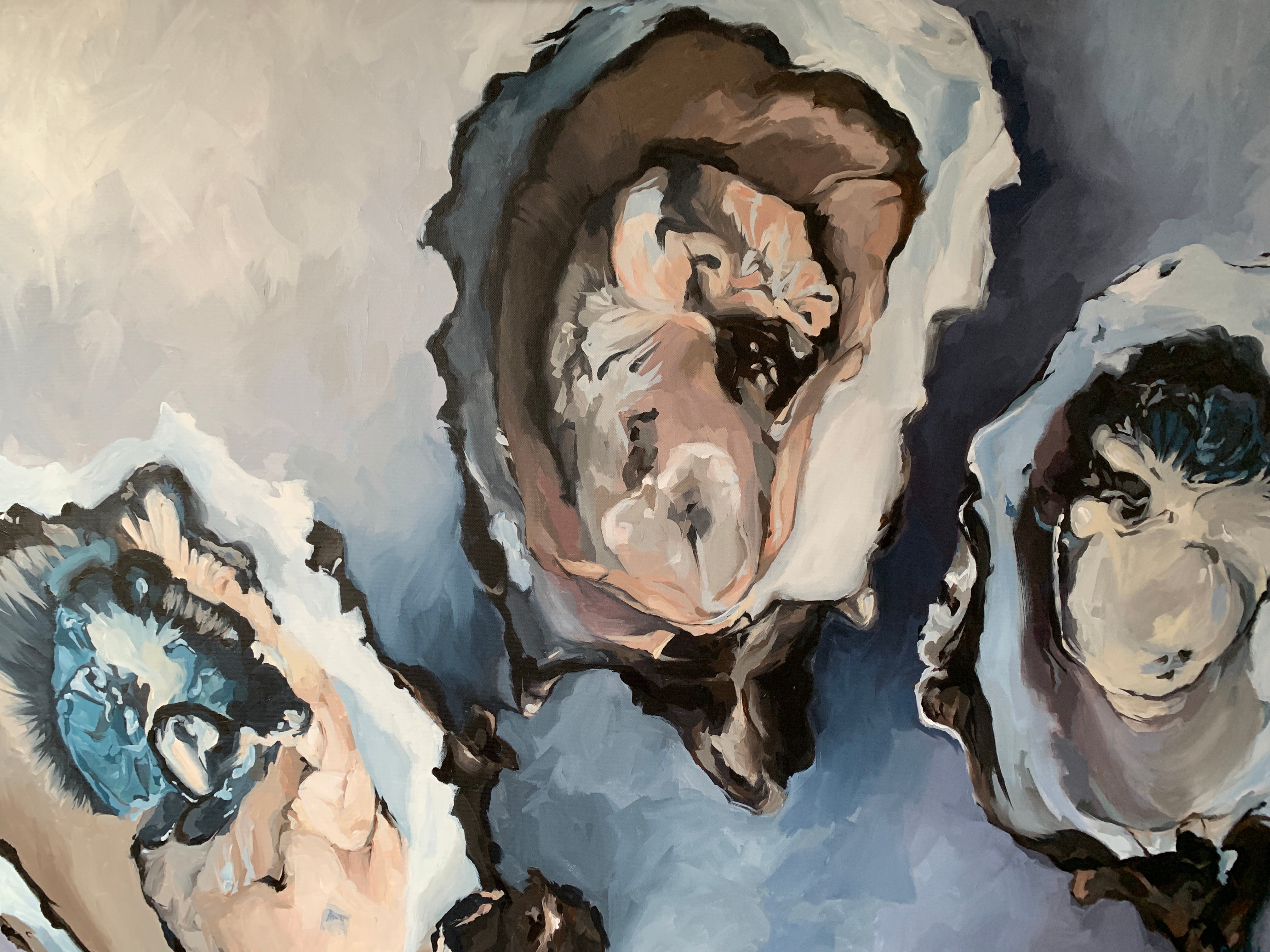 Thirst of the Land, Original Painting painting by Virginia Beach Artist Stephie Jones