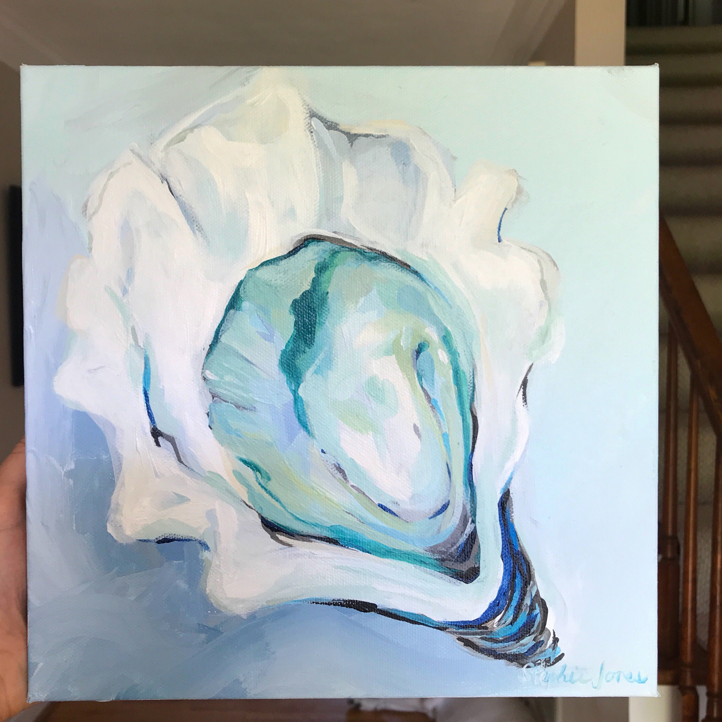 New Beginnings painting by Virginia Beach Artist Stephie Jones