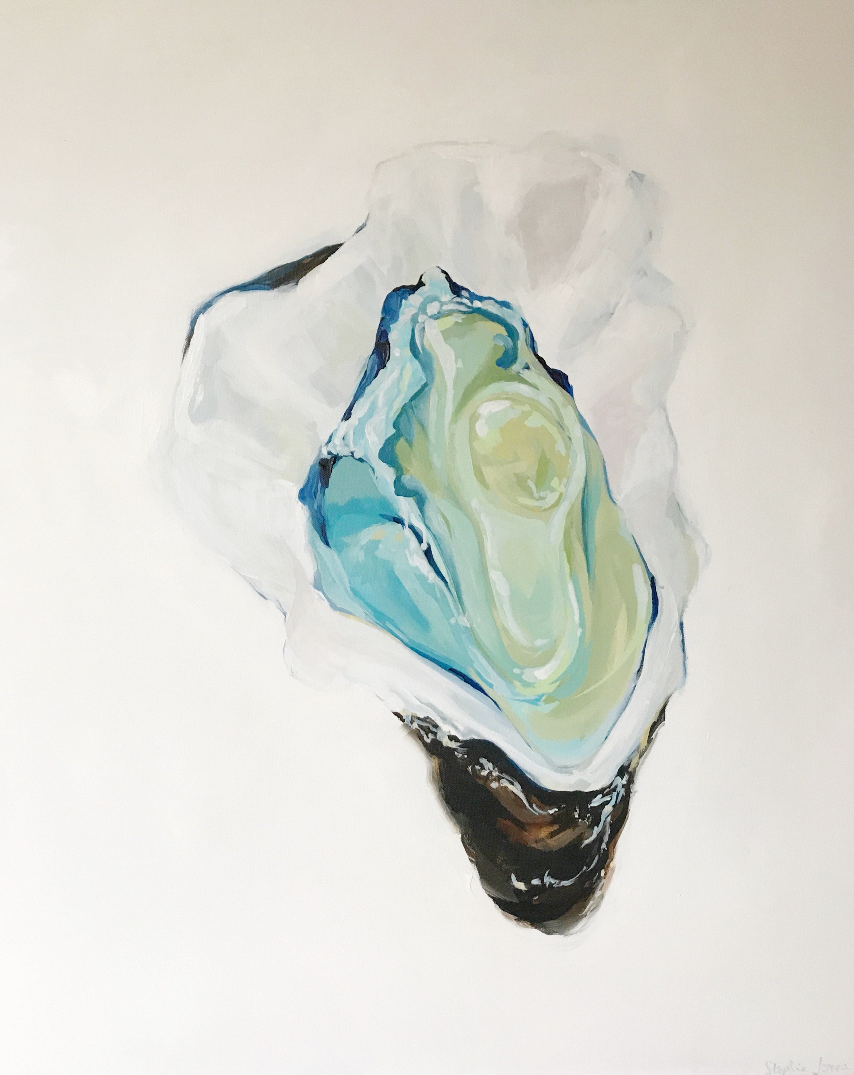 Breakfast at Tiffany's painting by Virginia Beach Artist Stephie Jones