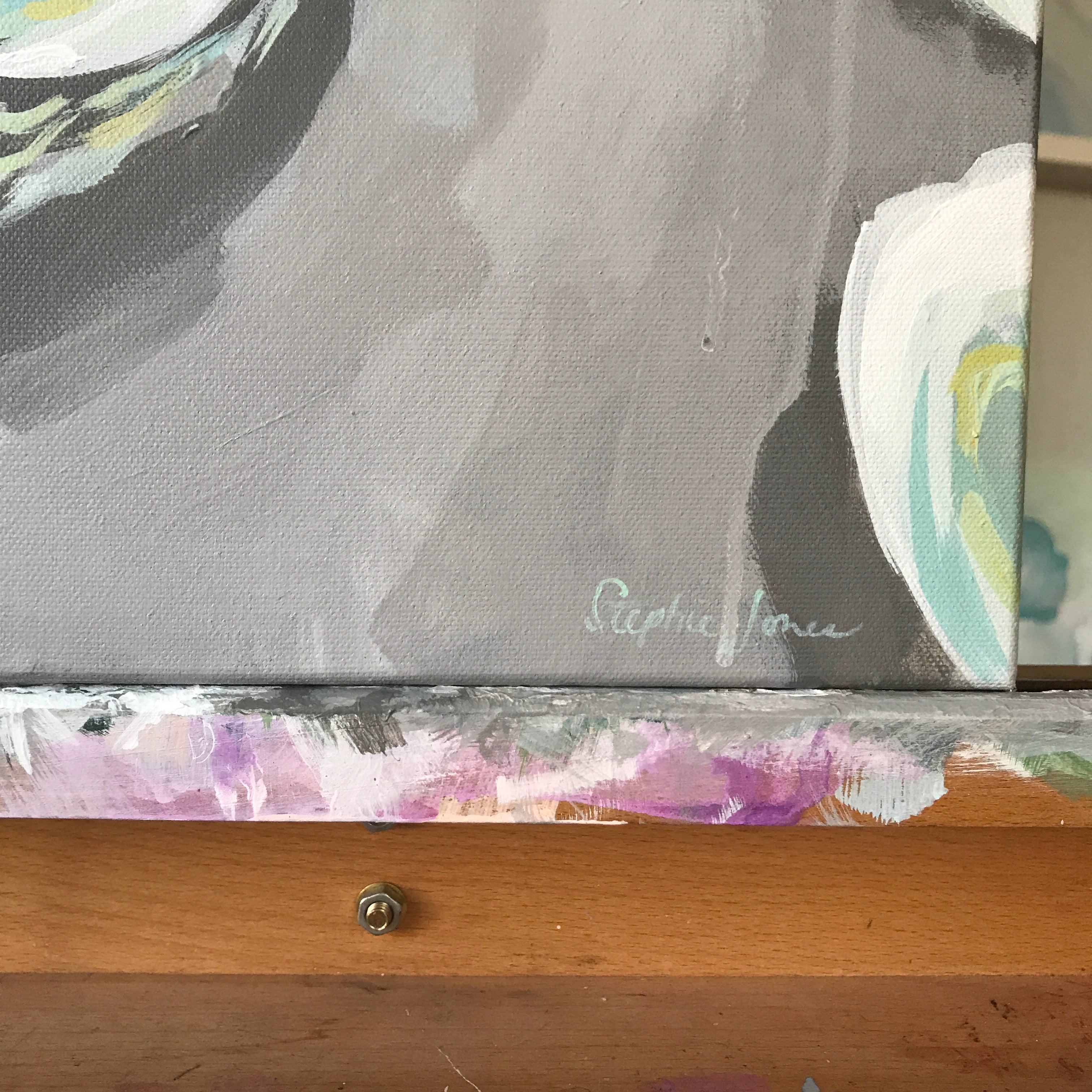 La Belle Vie, Original Painting painting by Virginia Beach Artist Stephie Jones