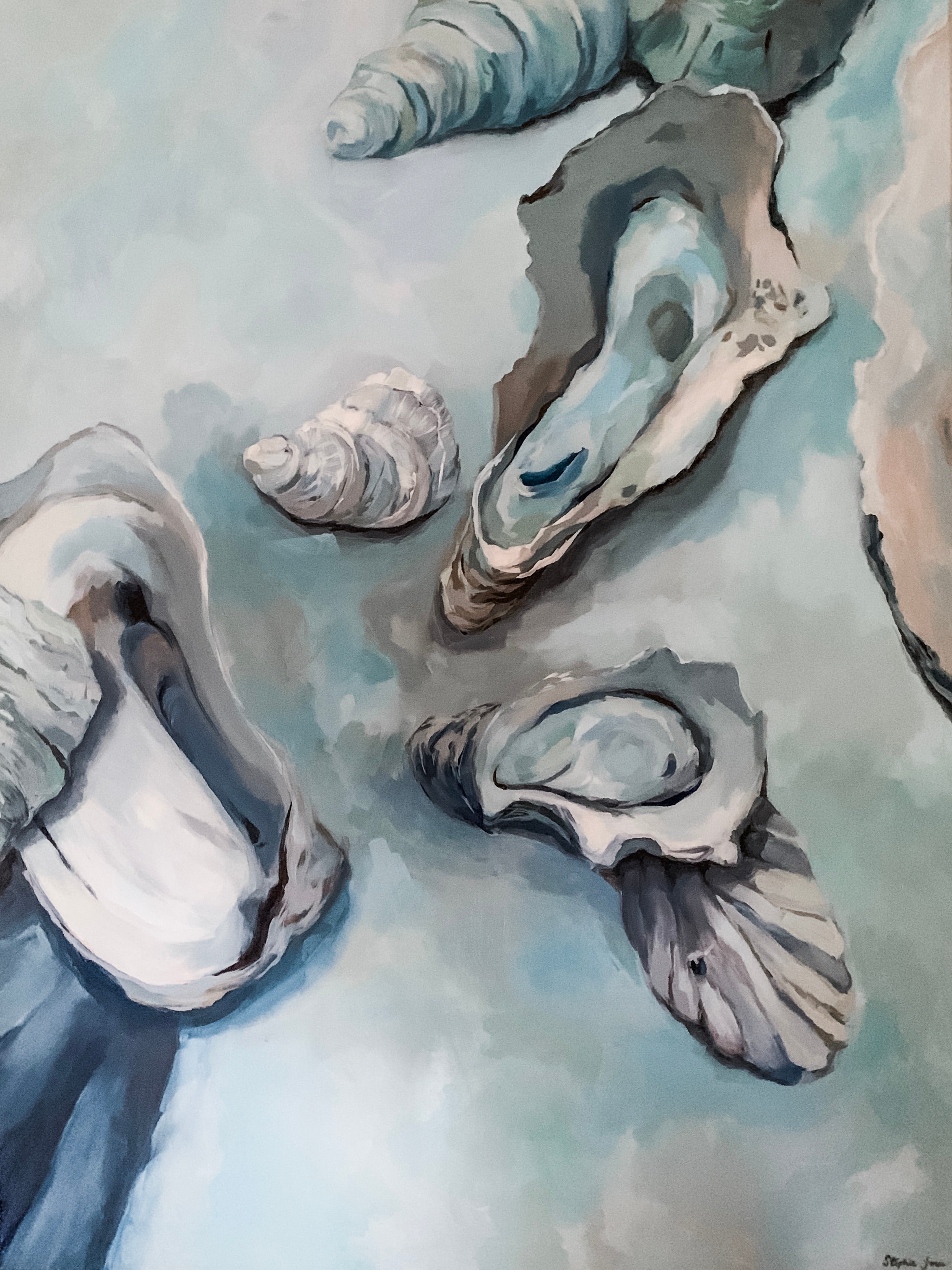 The Gladdest People Living, Original Painting painting by Virginia Beach Artist Stephie Jones