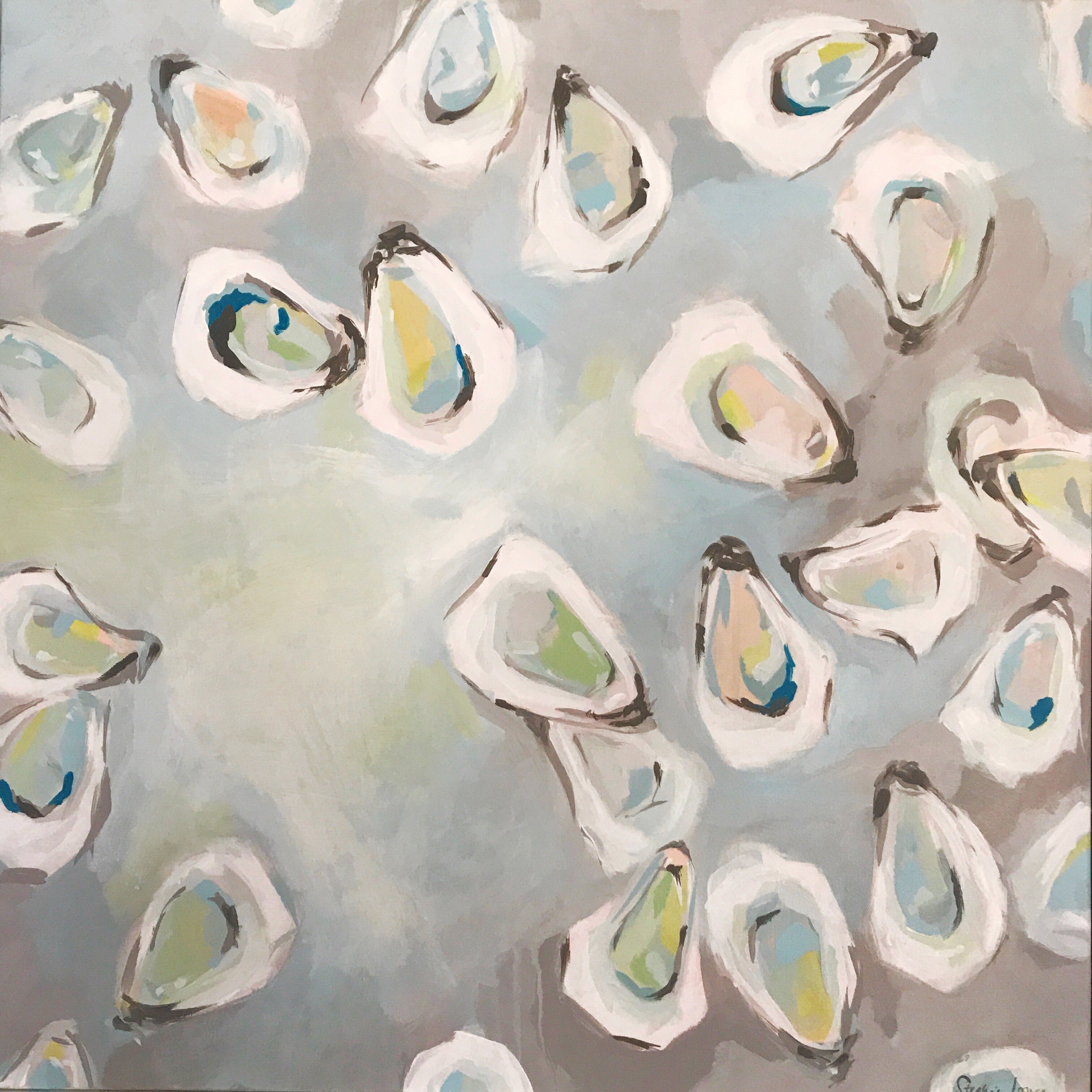 Savoir Vivre, Original Painting painting by Virginia Beach Artist Stephie Jones