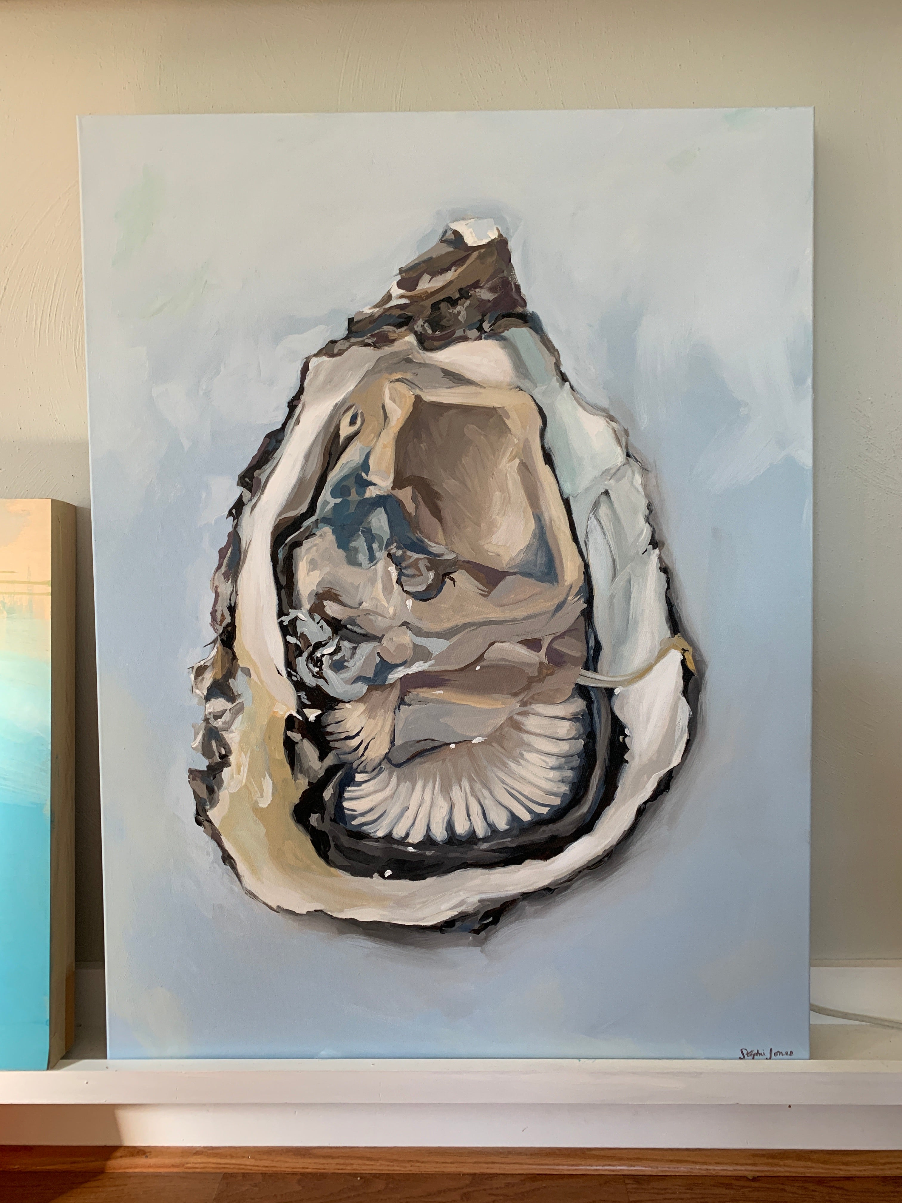 Tranquil Bay, Original Painting painting by Virginia Beach Artist Stephie Jones