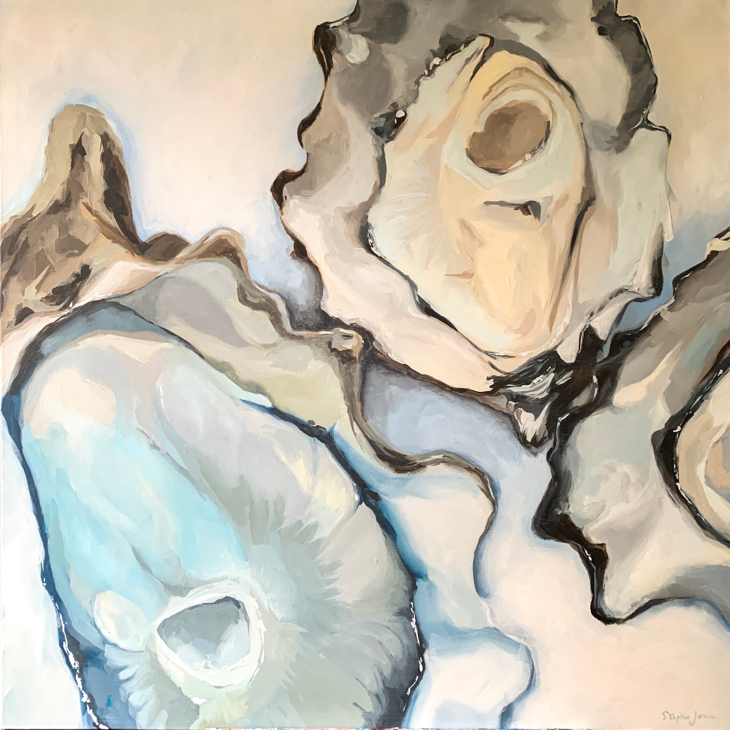 I Love You Without Knowing How, Original Painting painting by Virginia Beach Artist Stephie Jones