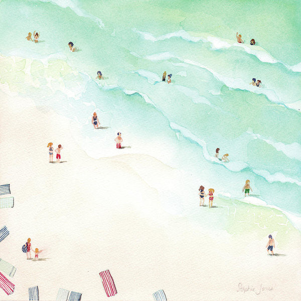 Art Print - La Playa painting by Virginia Beach Artist Stephie Jones