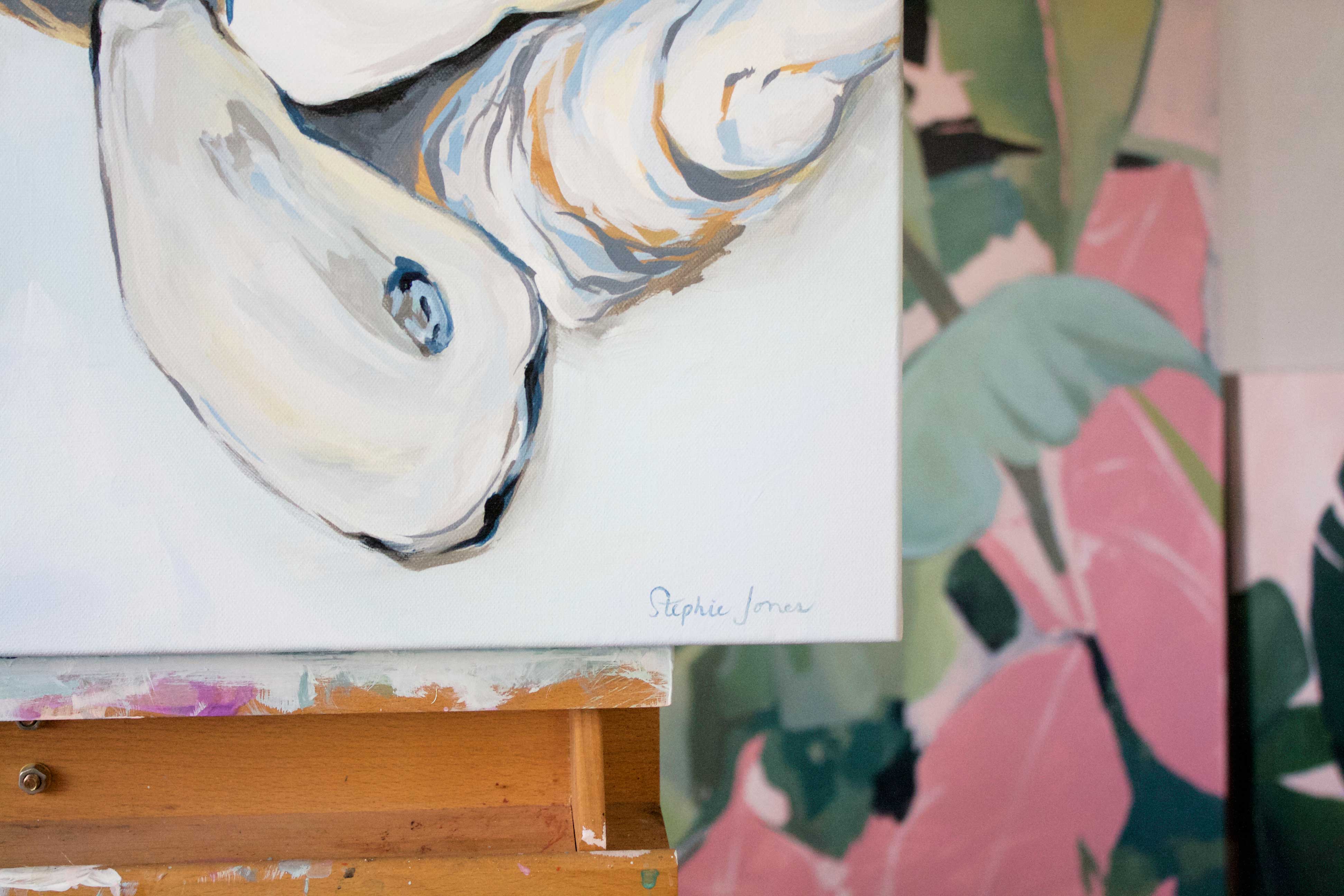 Le Sel Original Painting painting by Virginia Beach Artist Stephie Jones