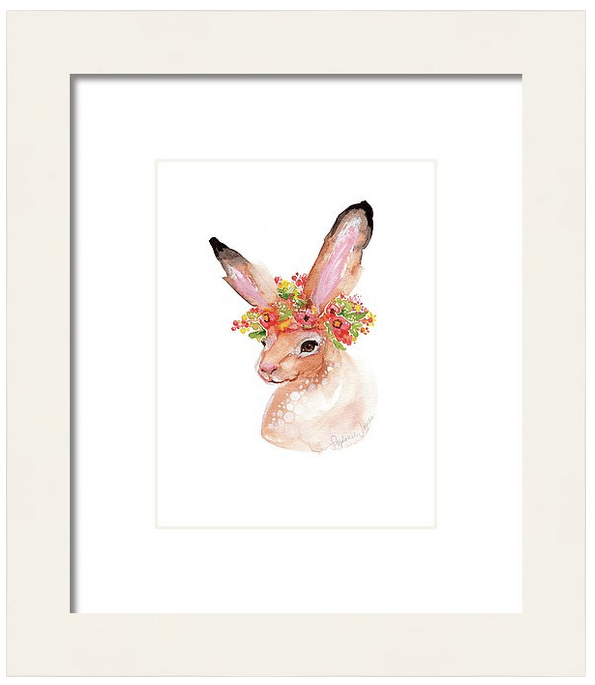 Summer Hare, Original Painting painting by Virginia Beach Artist Stephie Jones