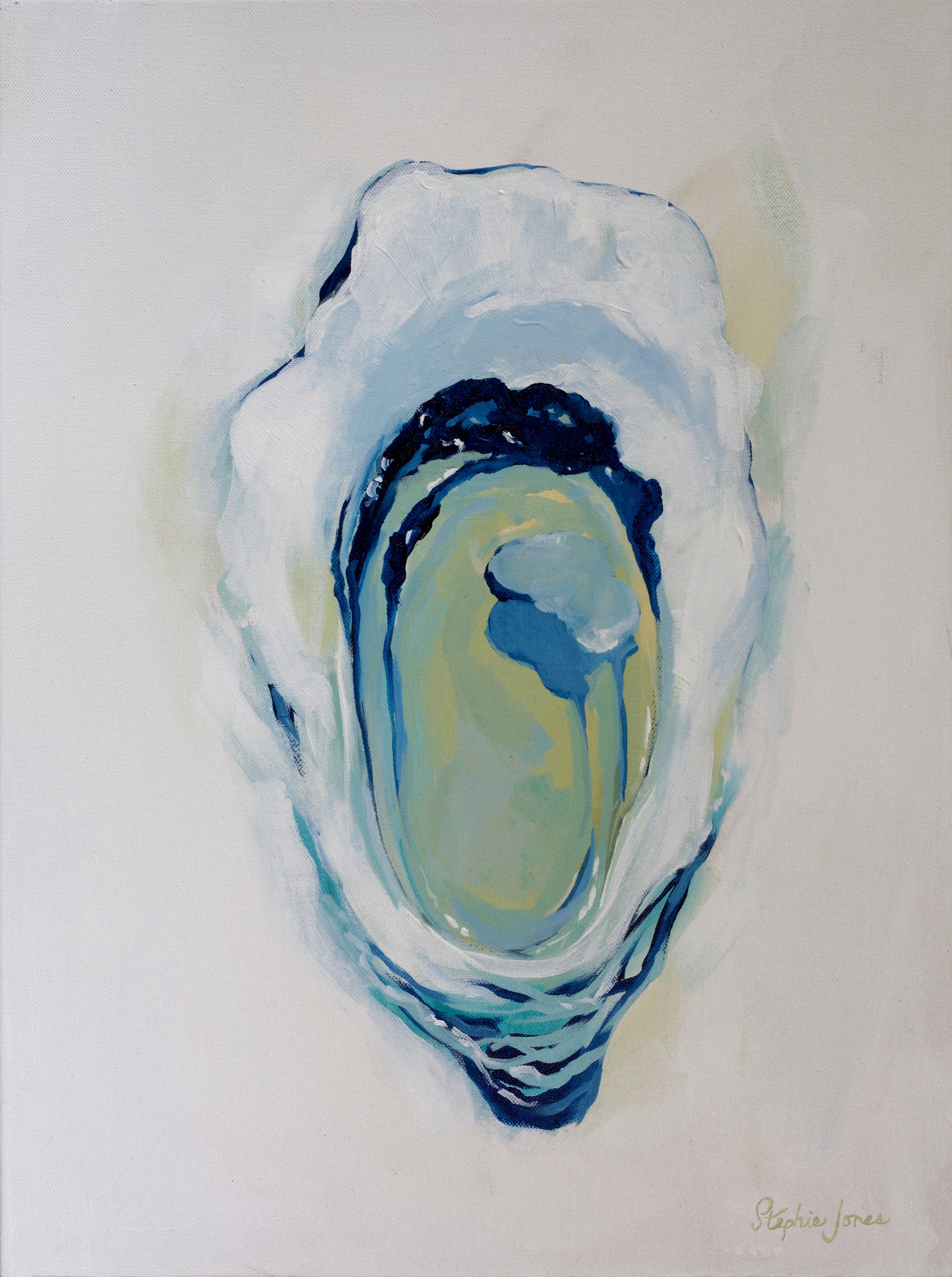 Submarine, Original Painting painting by Virginia Beach Artist Stephie Jones