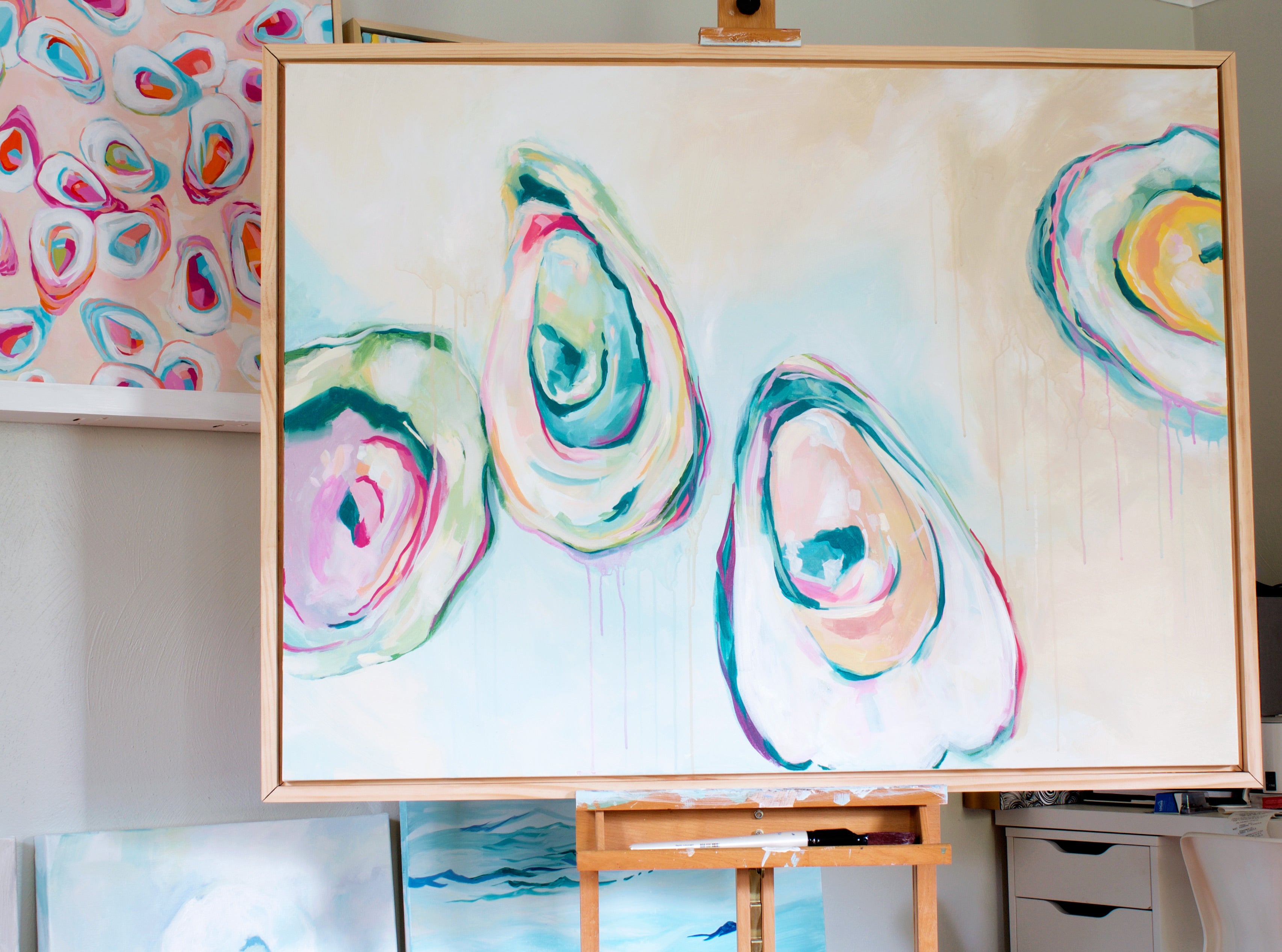 Summer Harvest, Original Painting painting by Virginia Beach Artist Stephie Jones