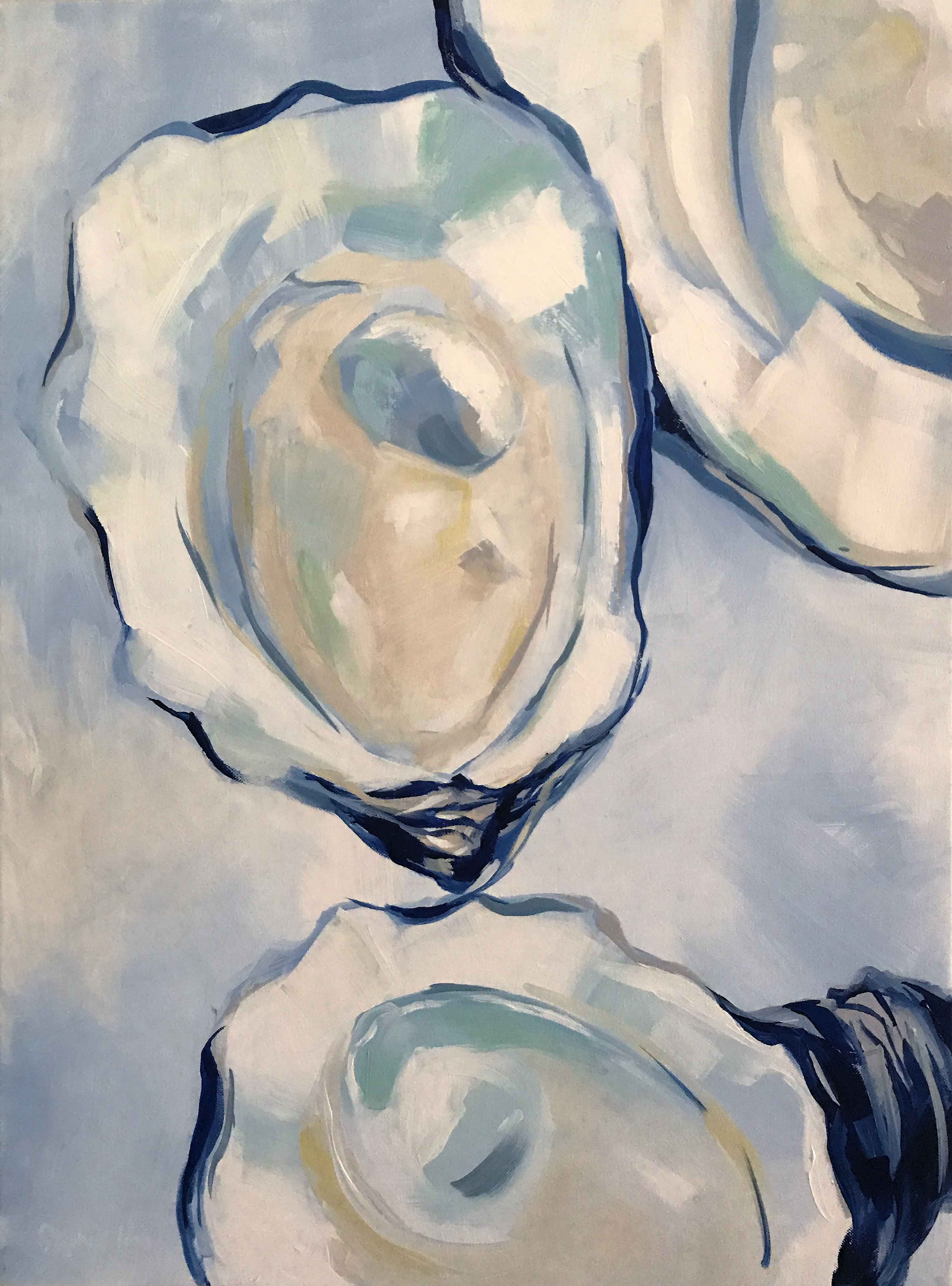 Worry Stones, Original Painting painting by Virginia Beach Artist Stephie Jones