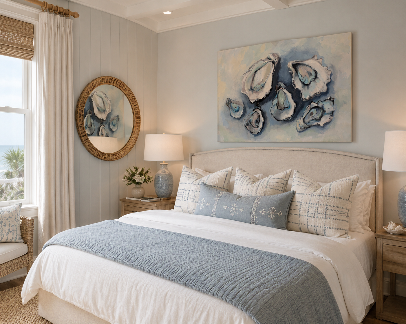 More than an oyster painting: bringing coastal memories home