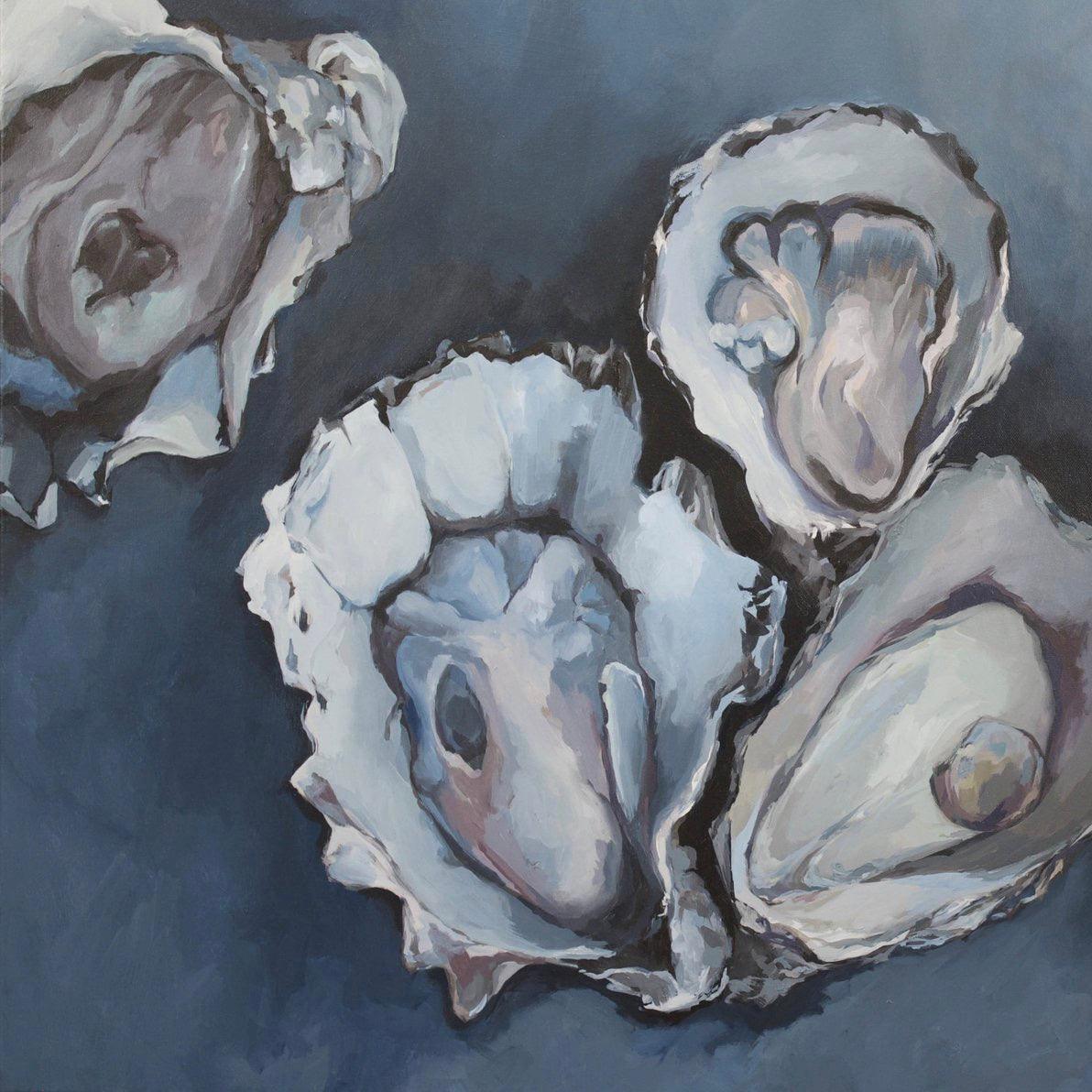 Oyster Paintings - Stephie Jones Art