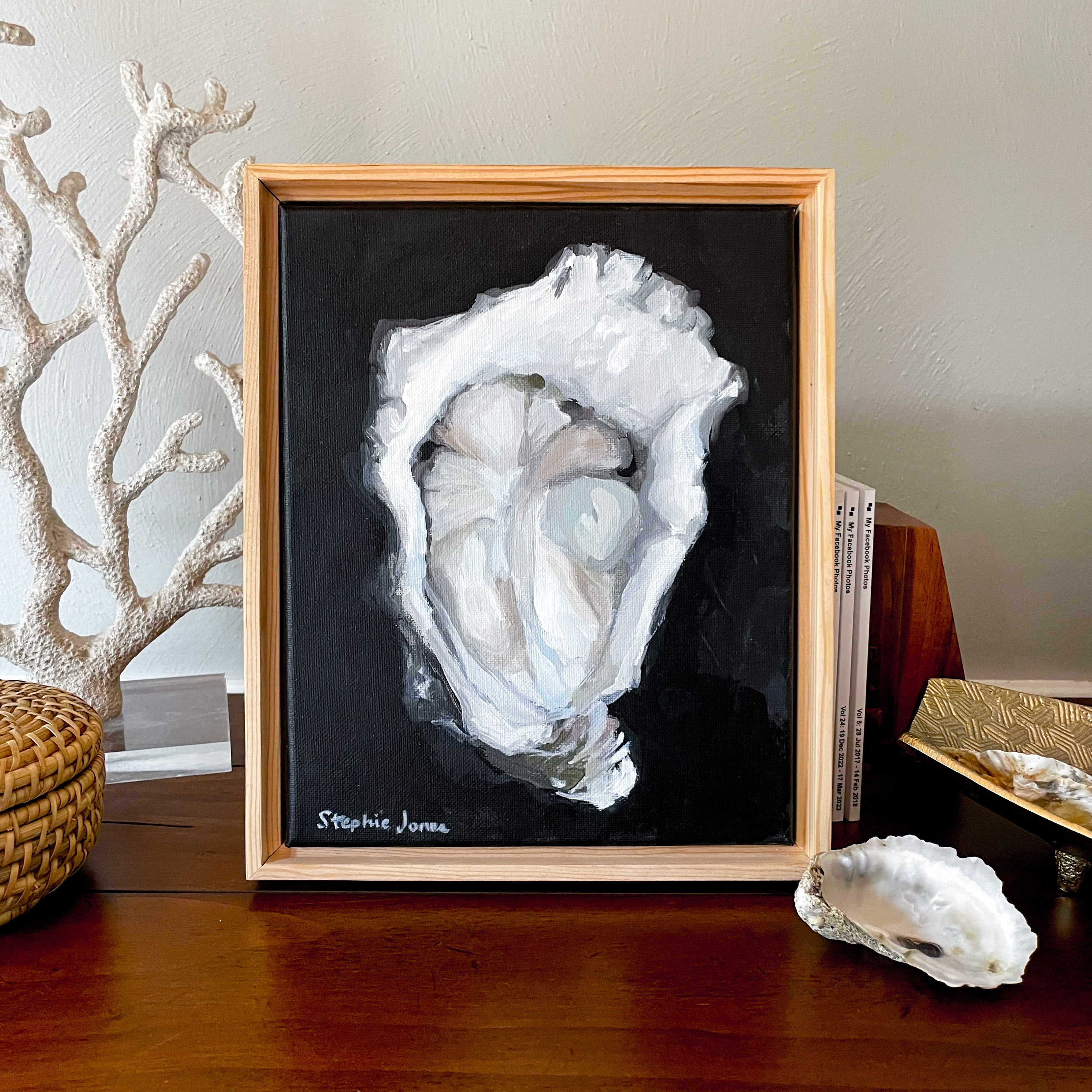 oyster painting by Stephie Jones