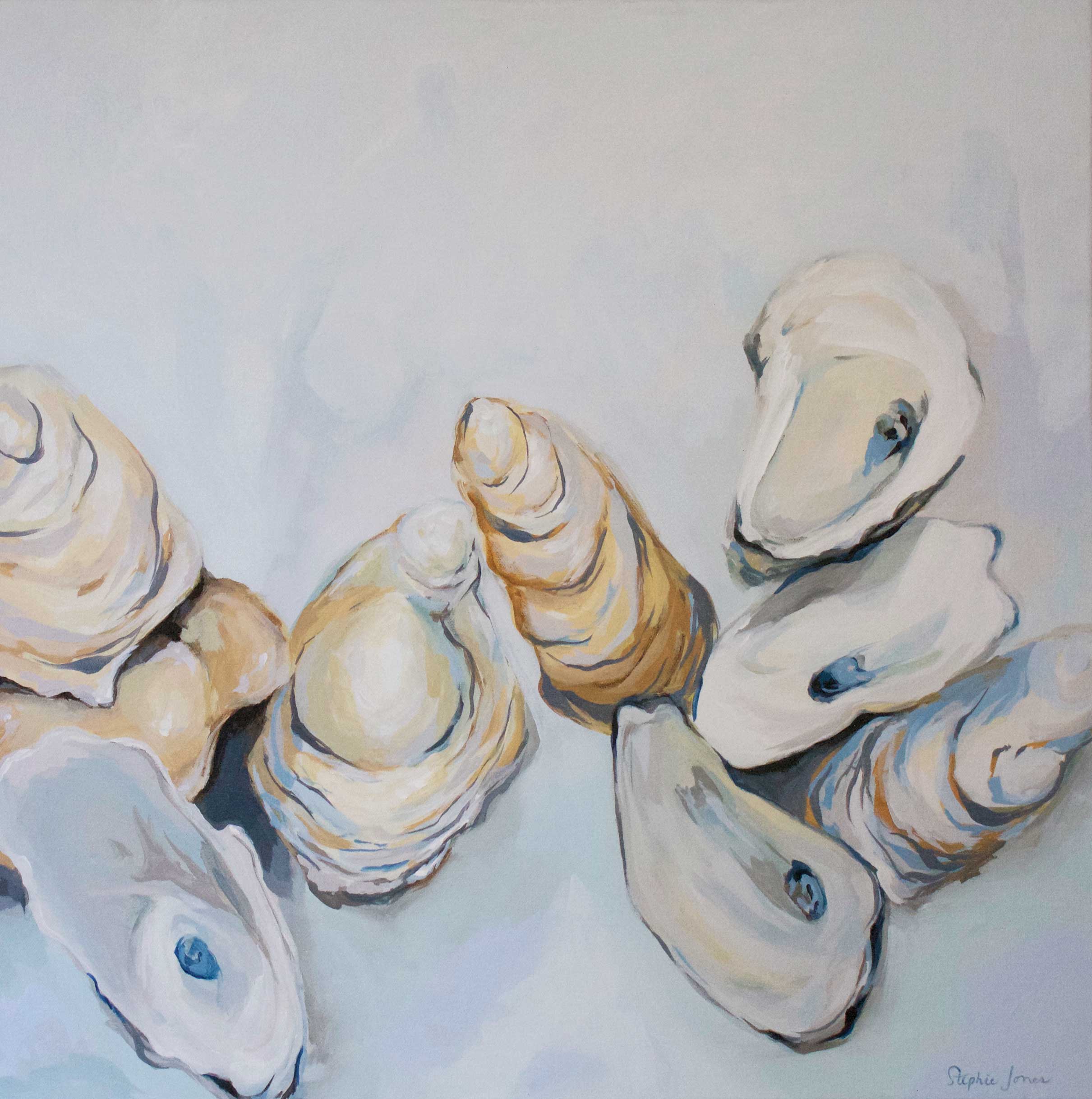 Le Sel Original Painting painting by Virginia Beach Artist Stephie Jones
